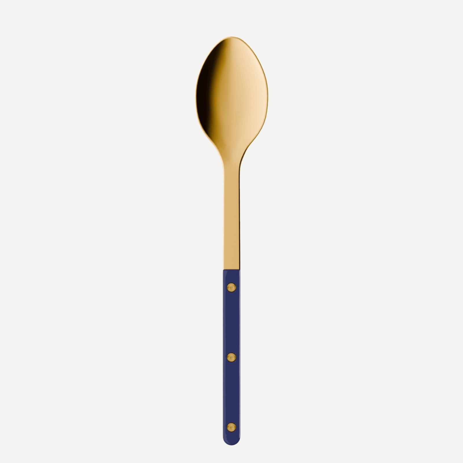 Bistrot Gold color Solid, Navy blue - Serving spoon