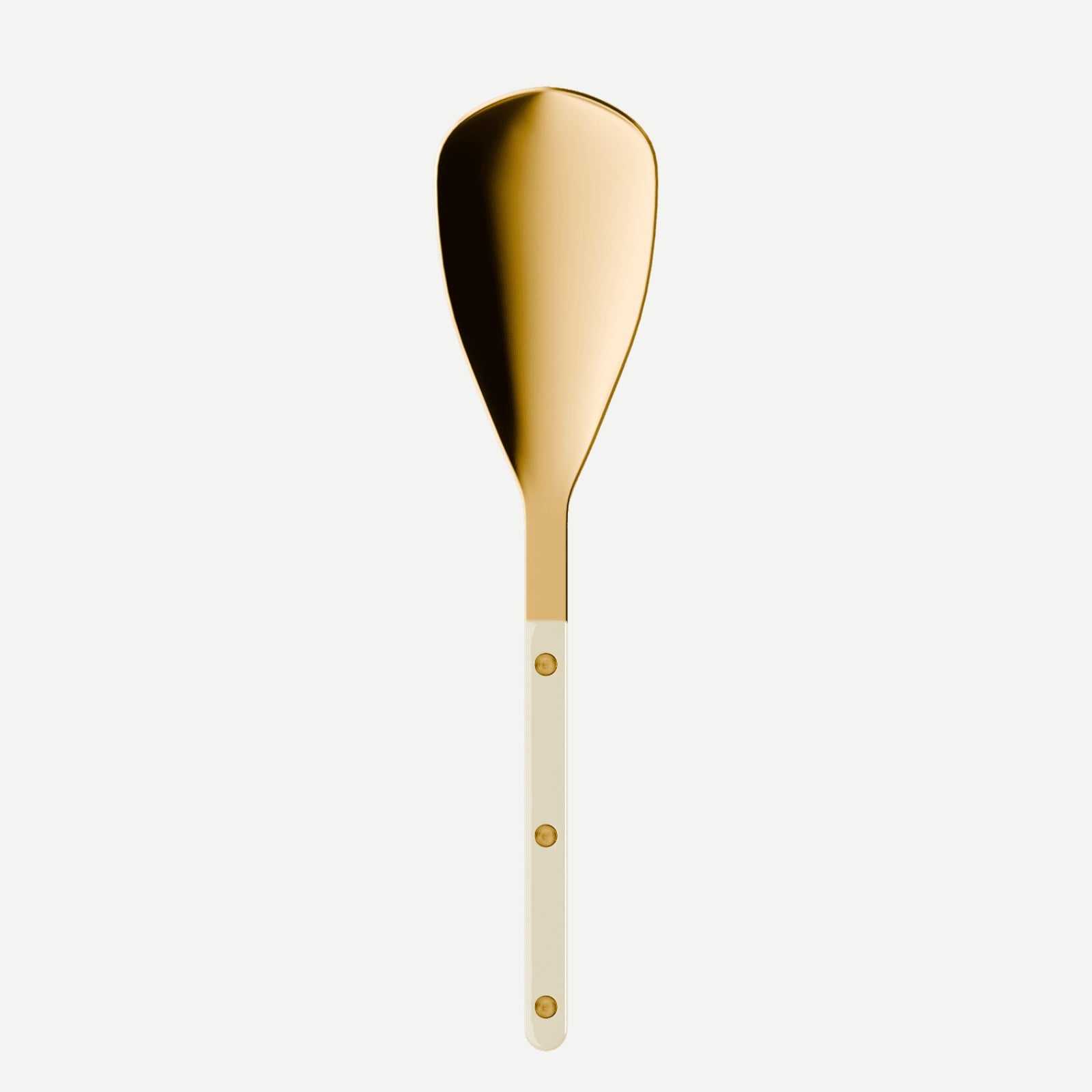 Bistrot Gold Solid, Ivory - Rice spoon