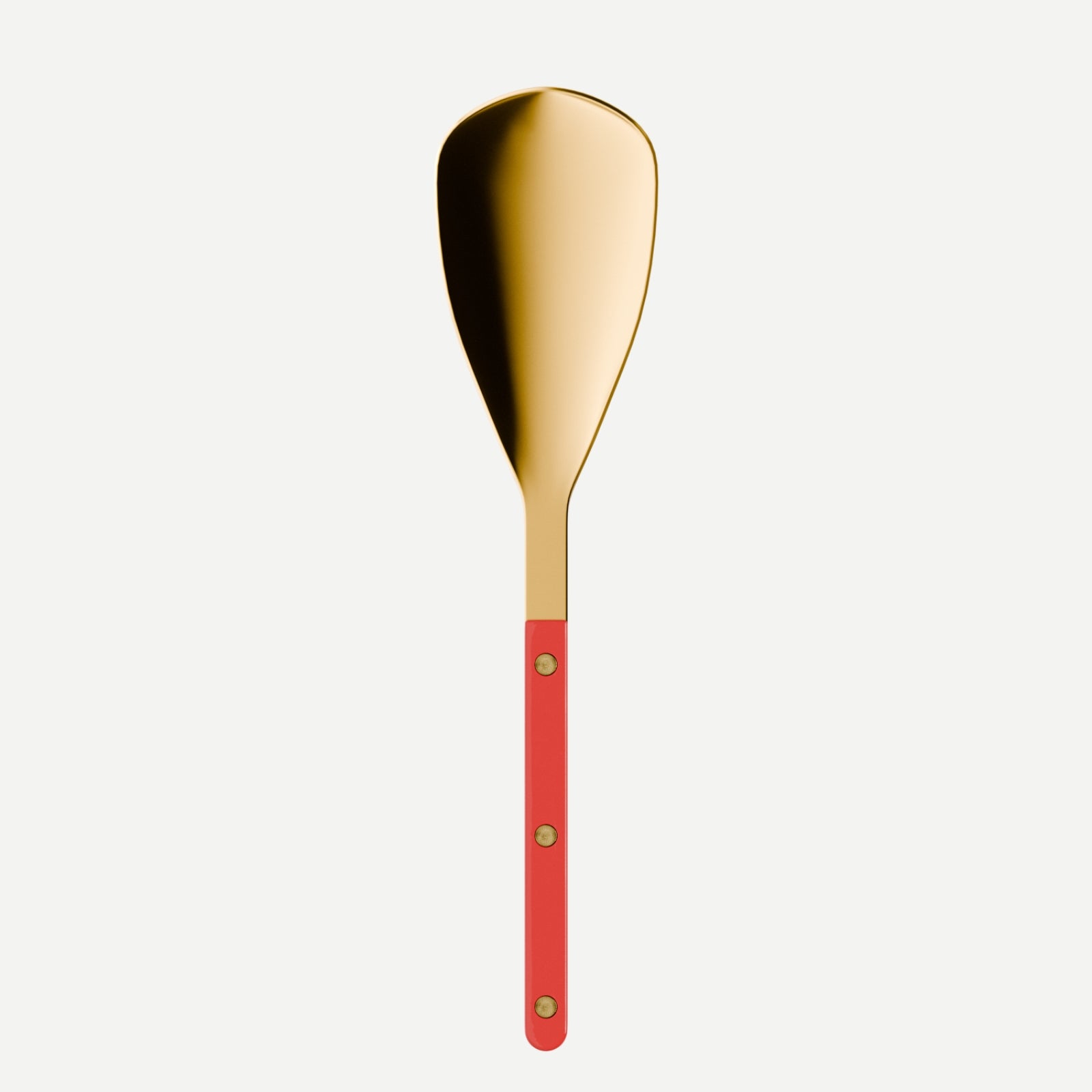 Bistrot Gold color Solid, Red - Rice spoon