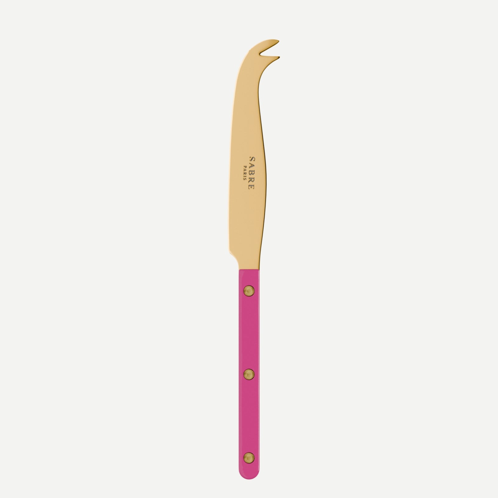Bistrot Gold color Solid, Raspberry - Cheese knife large