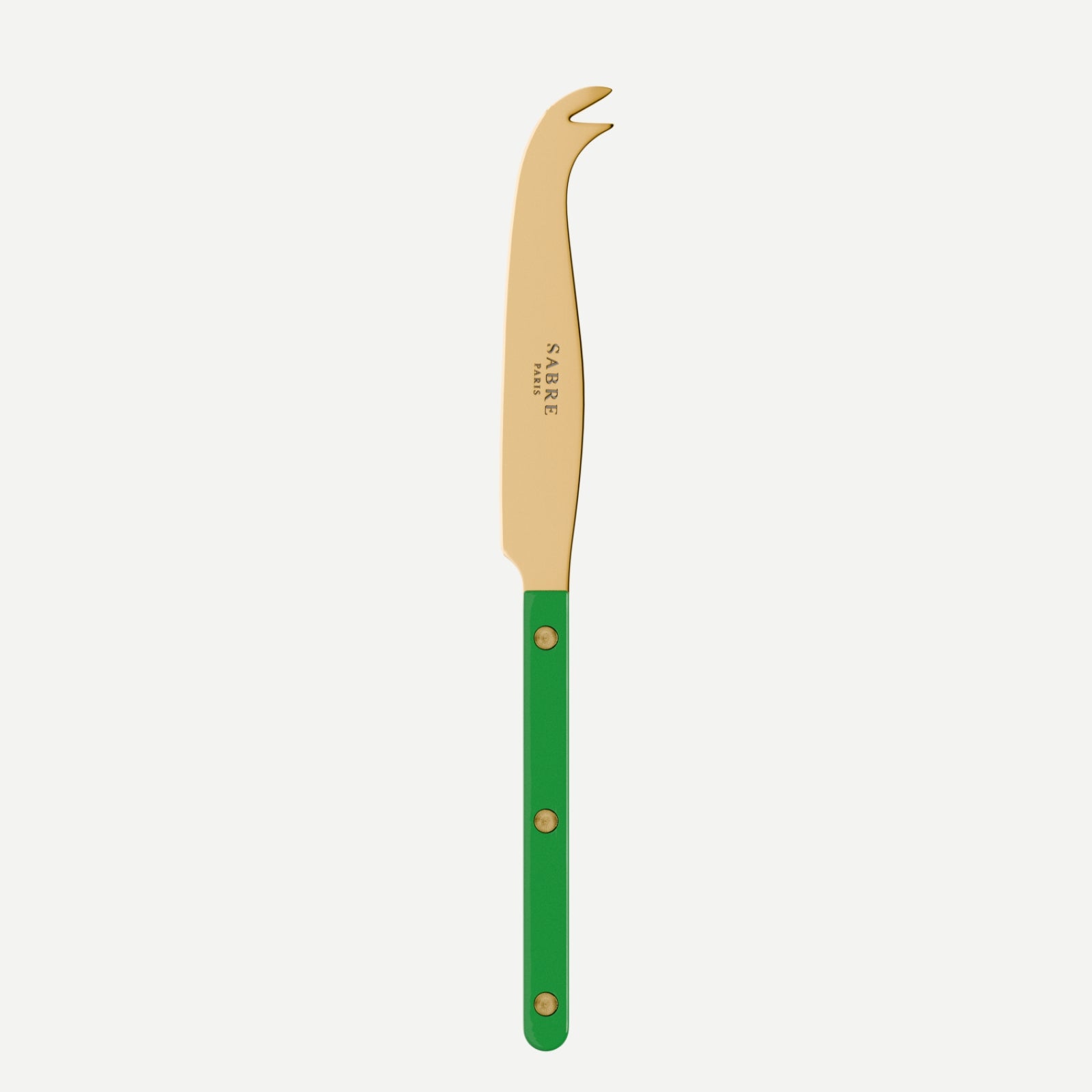 Bistrot Gold Solid, Garden green - Cheese knife large