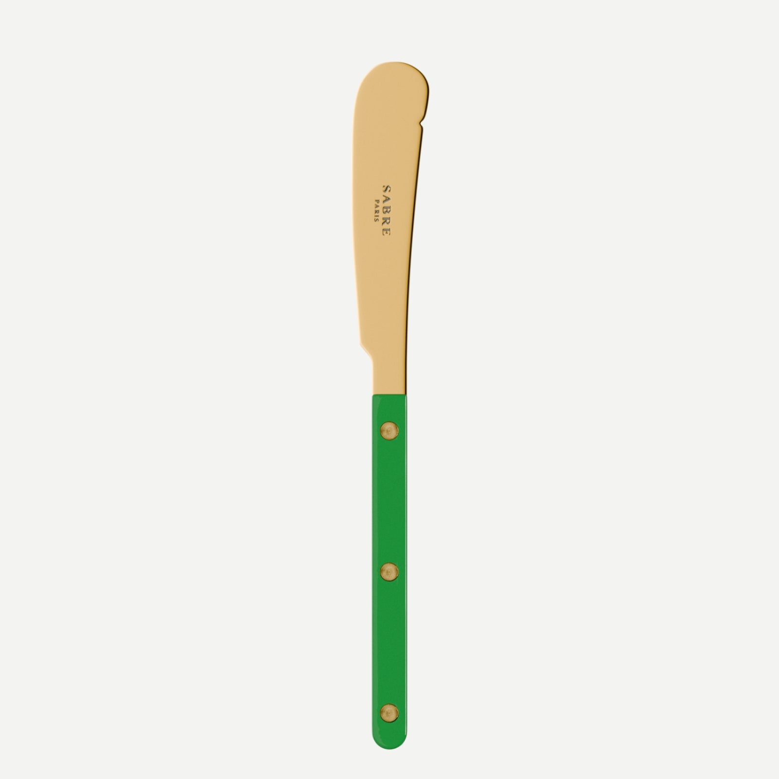 Bistrot Gold Solid, Garden green - Butter knife