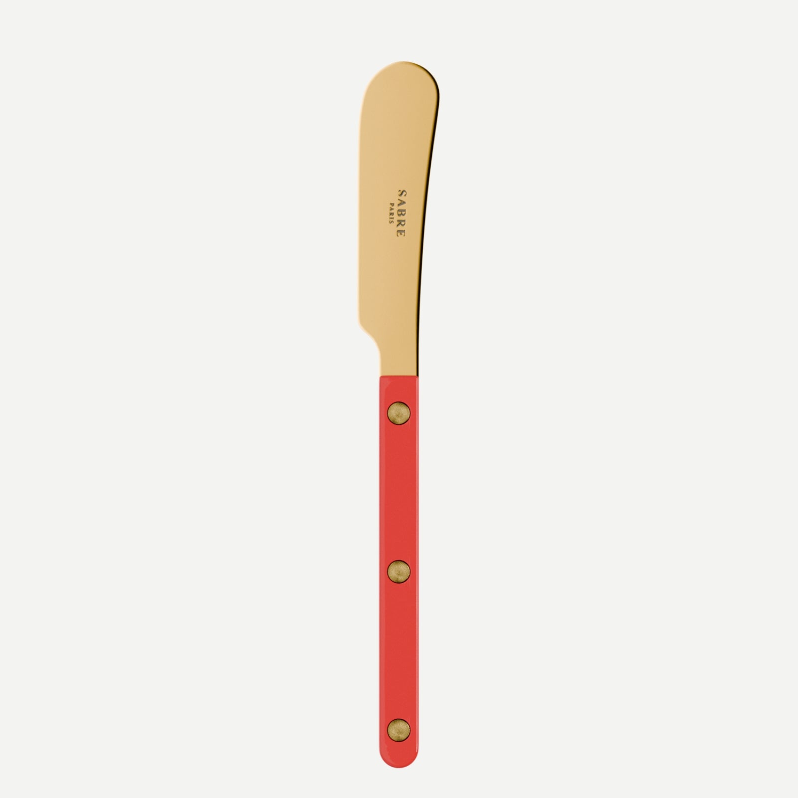 Bistrot Gold color Solid, Red - Butter spreader