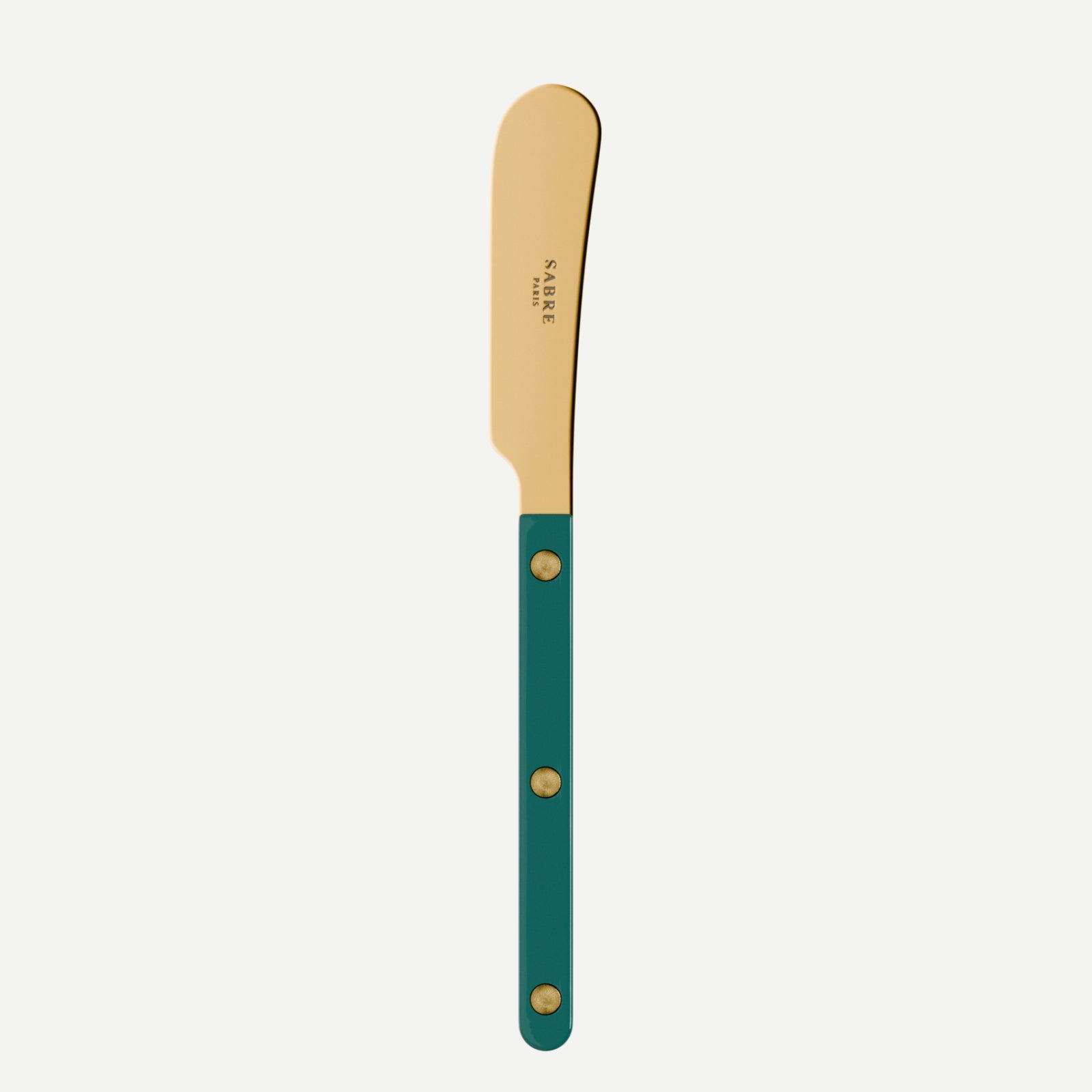 Bistrot Gold Solid, Aquamarine - Butter spreader