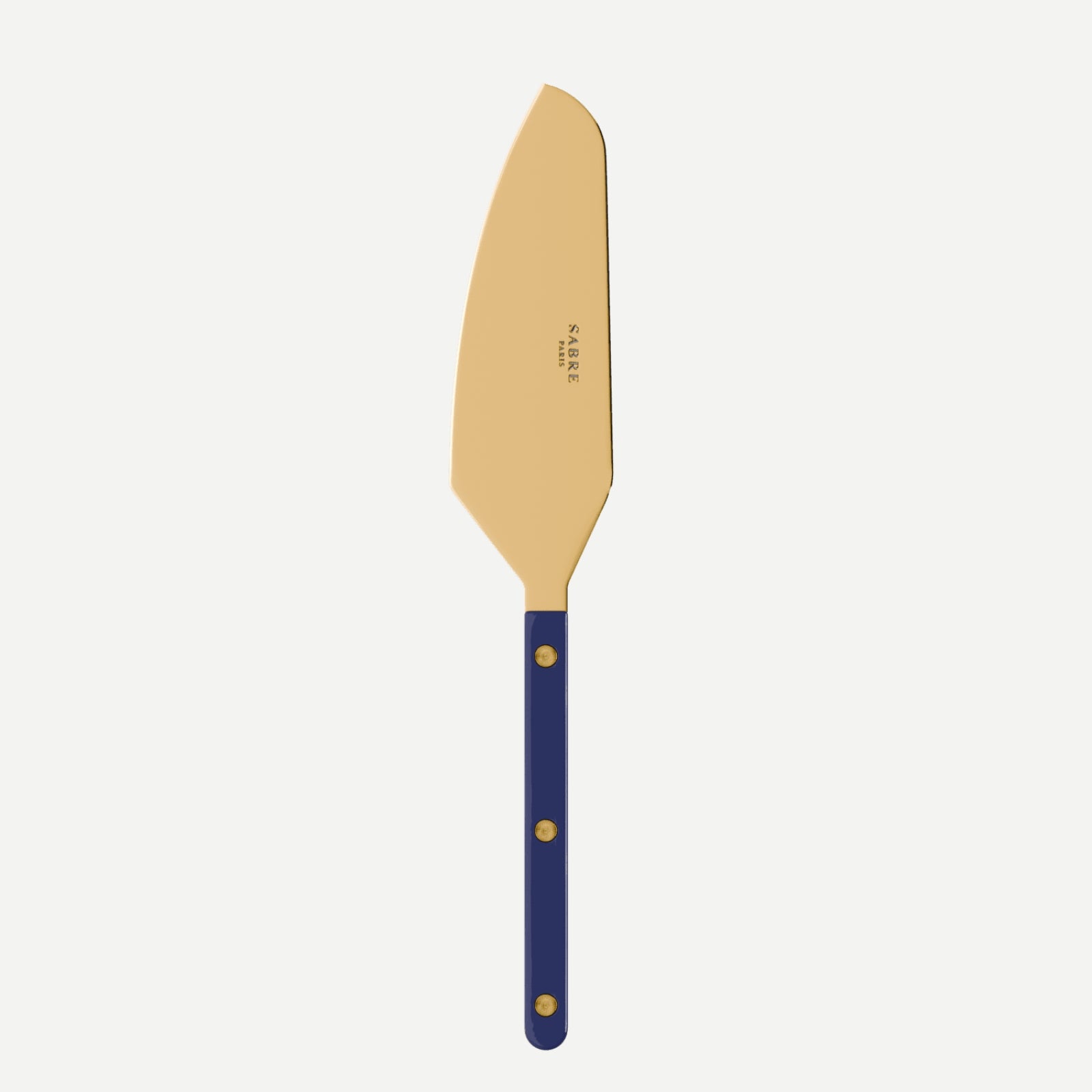 Bistrot Gold Solid, Navy blue - Tart slicer