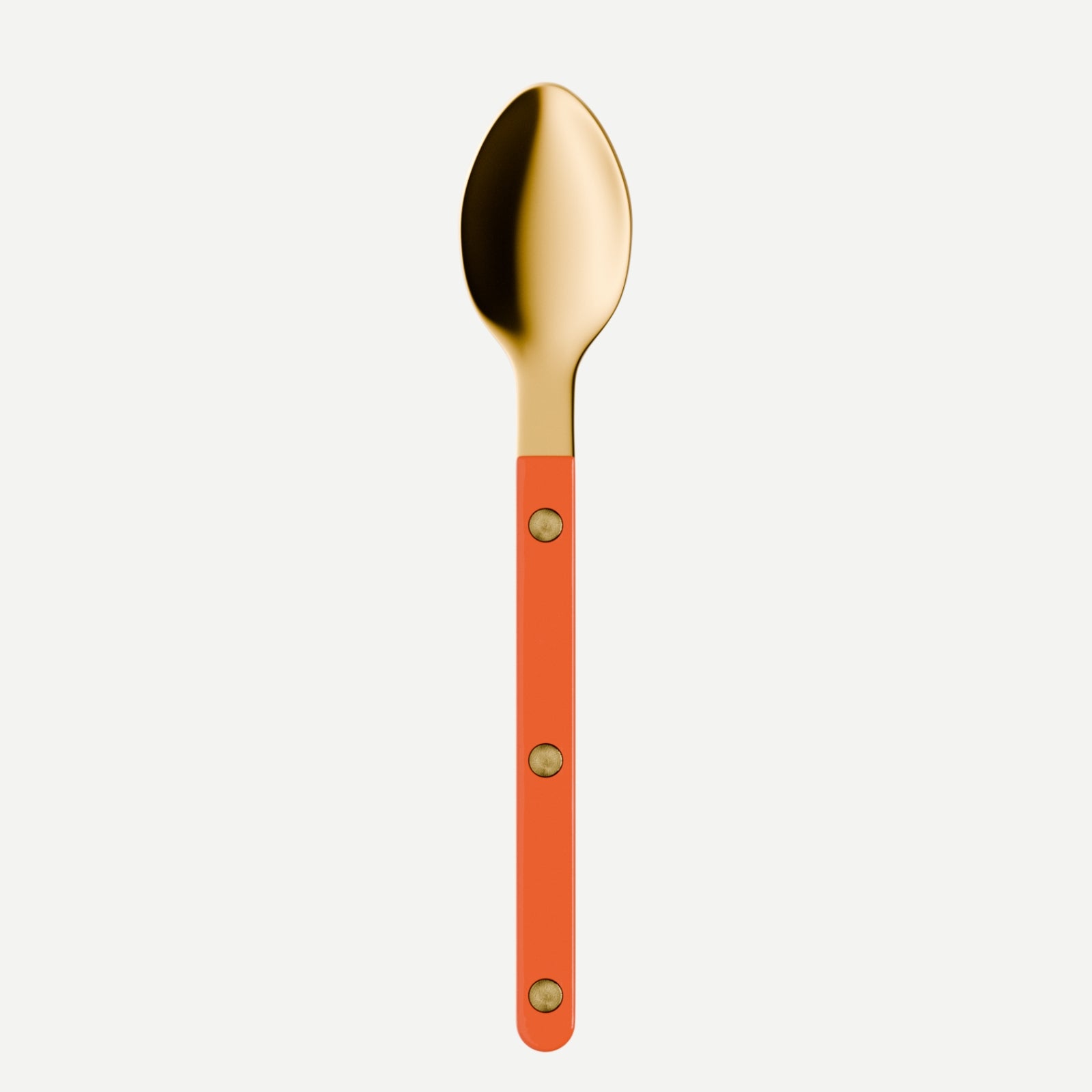 Bistrot Gold Solid, Orange - Espresso spoon