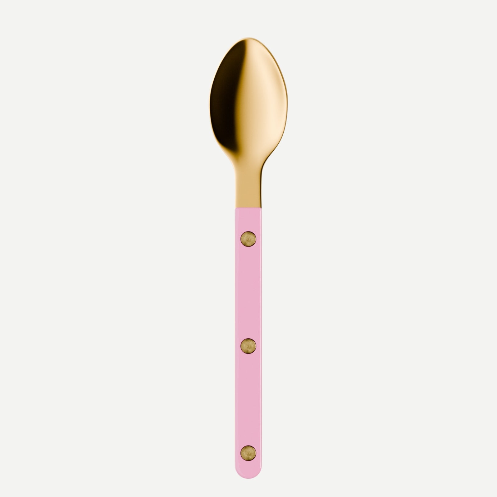 Bistrot Gold Solid, Pink - Espresso spoon