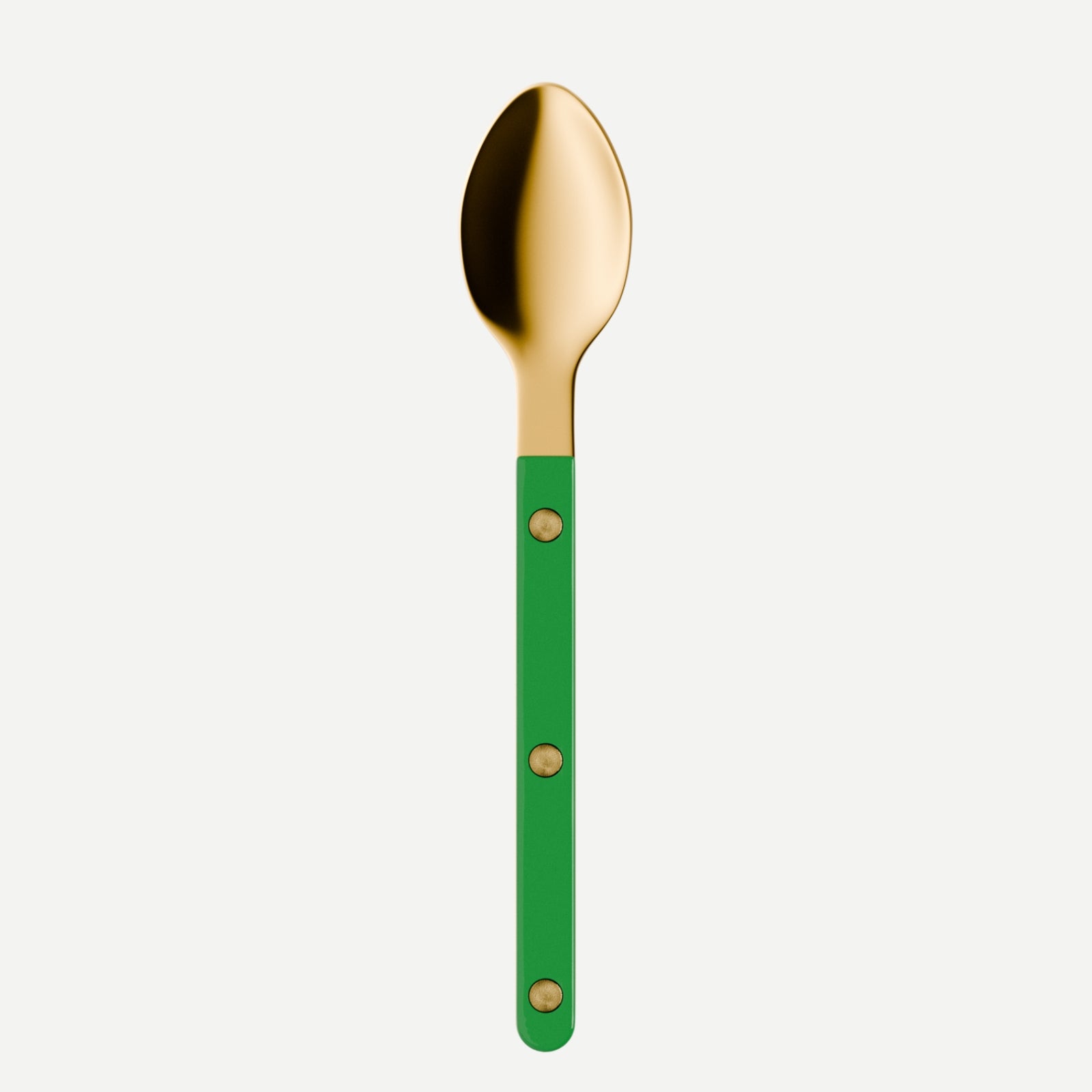 Bistrot Gold Solid, Garden green - Espresso spoon