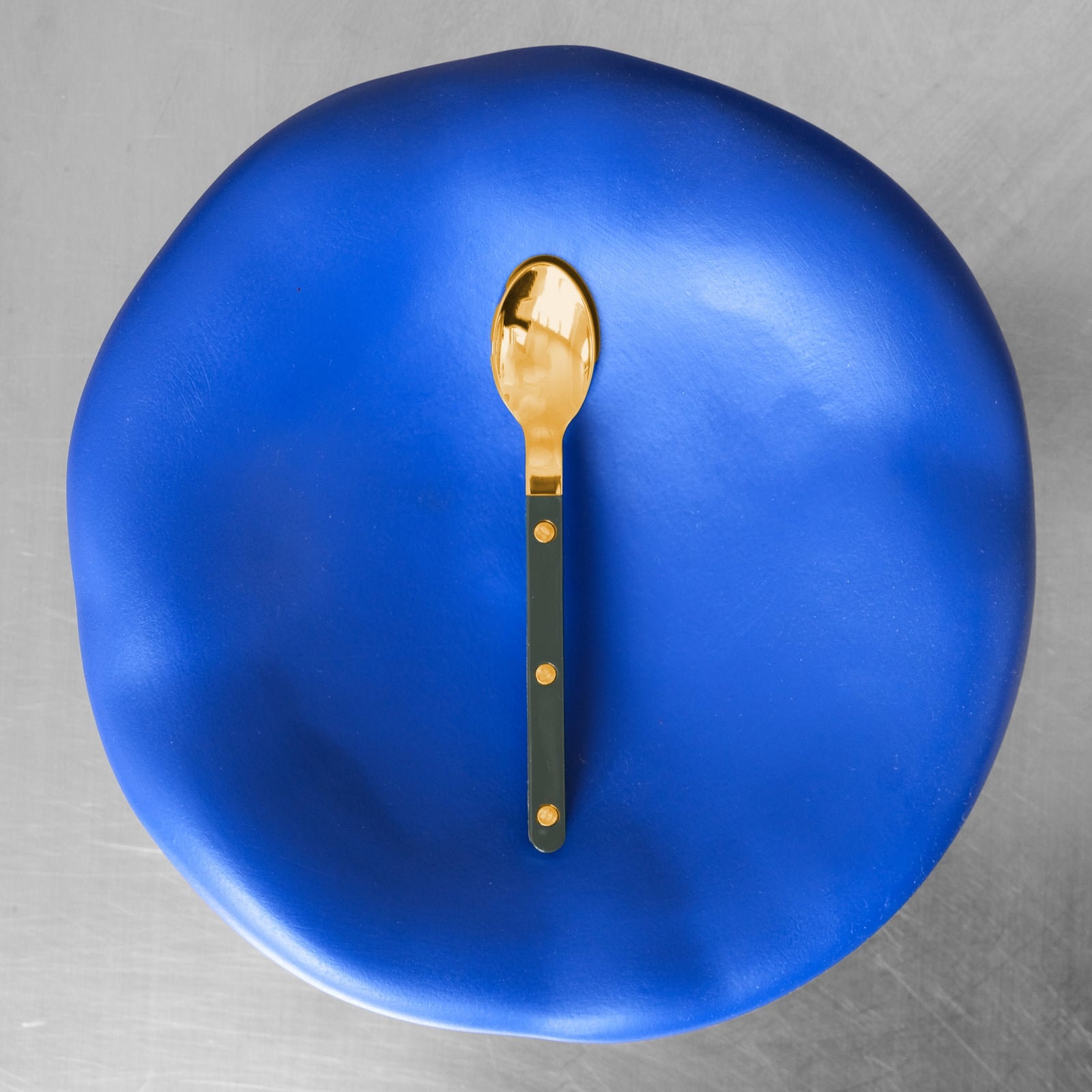 Bistrot Gold Solid, Dark grey - Espresso spoon