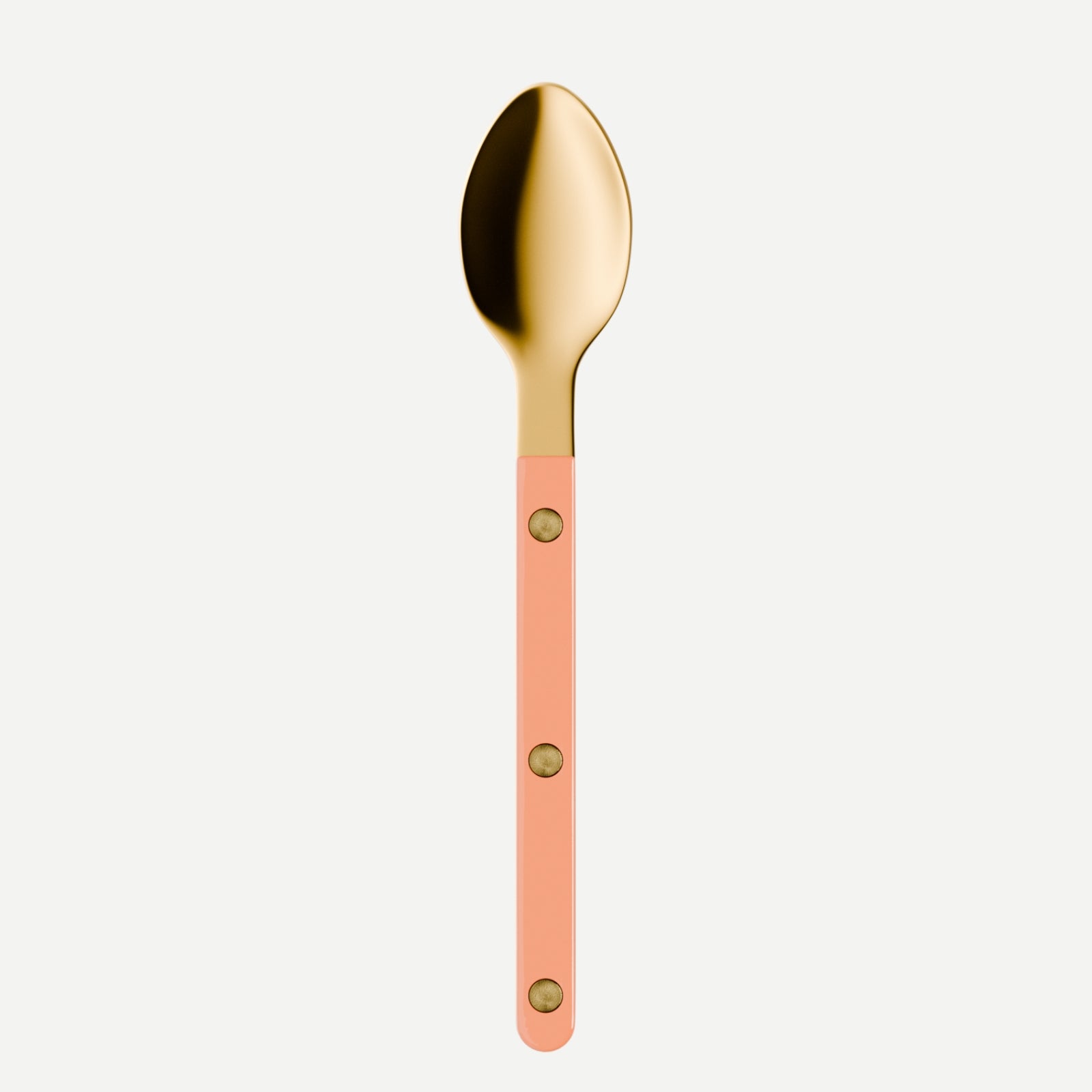 Bistrot Gold Solid, Nude Pink - Espresso spoon