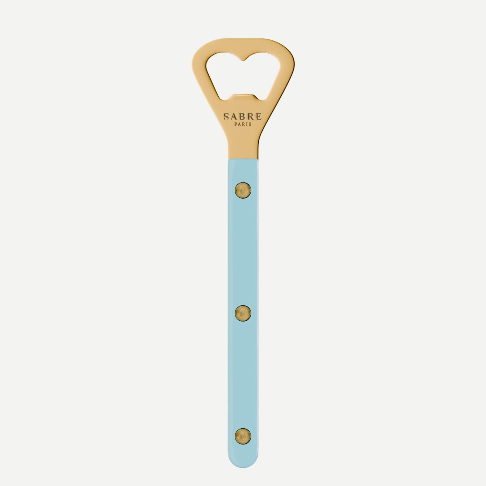 Bistrot Gold Solid, Pastel blue - Bottle opener