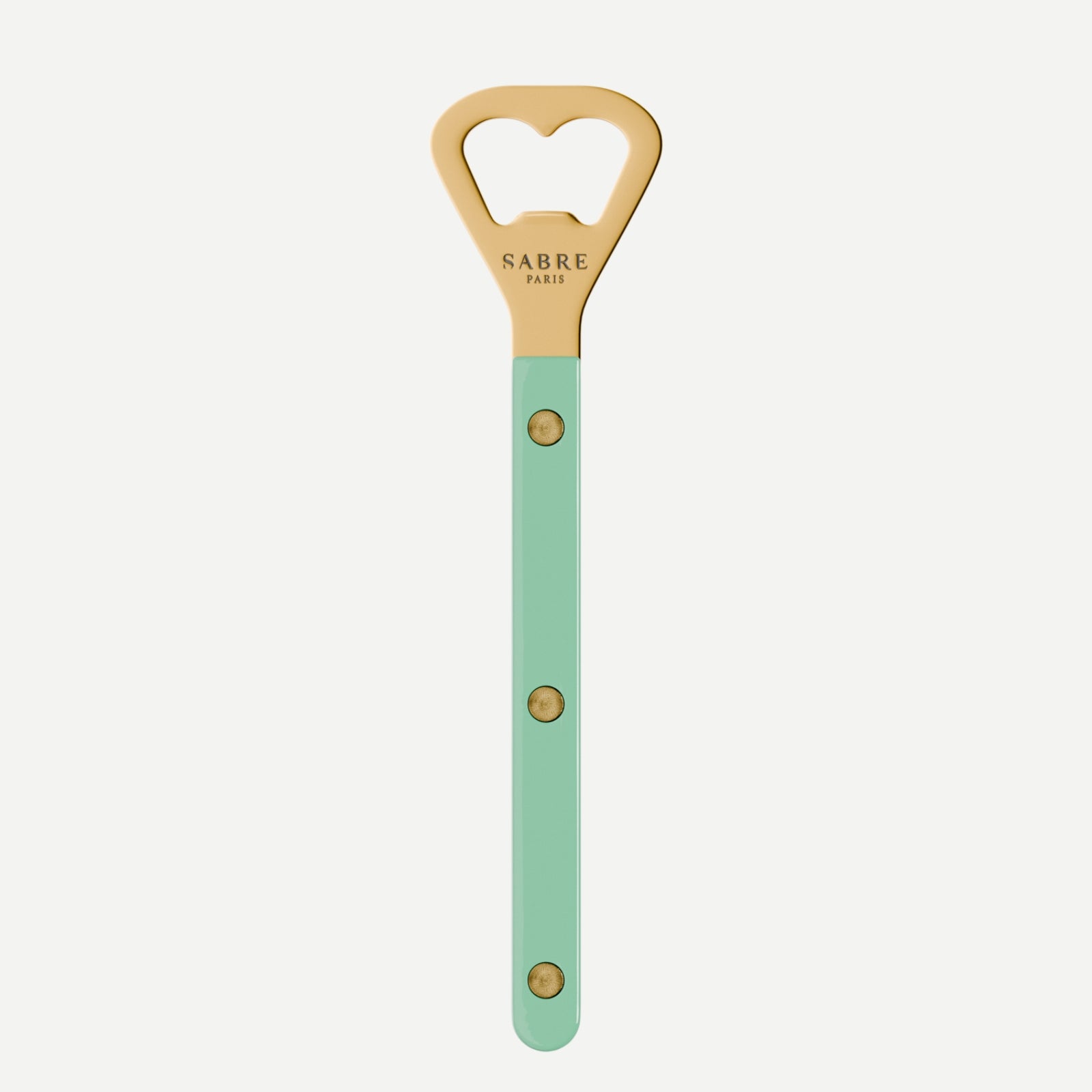 Bistrot Gold color Solid, Pastel green - Bottle opener