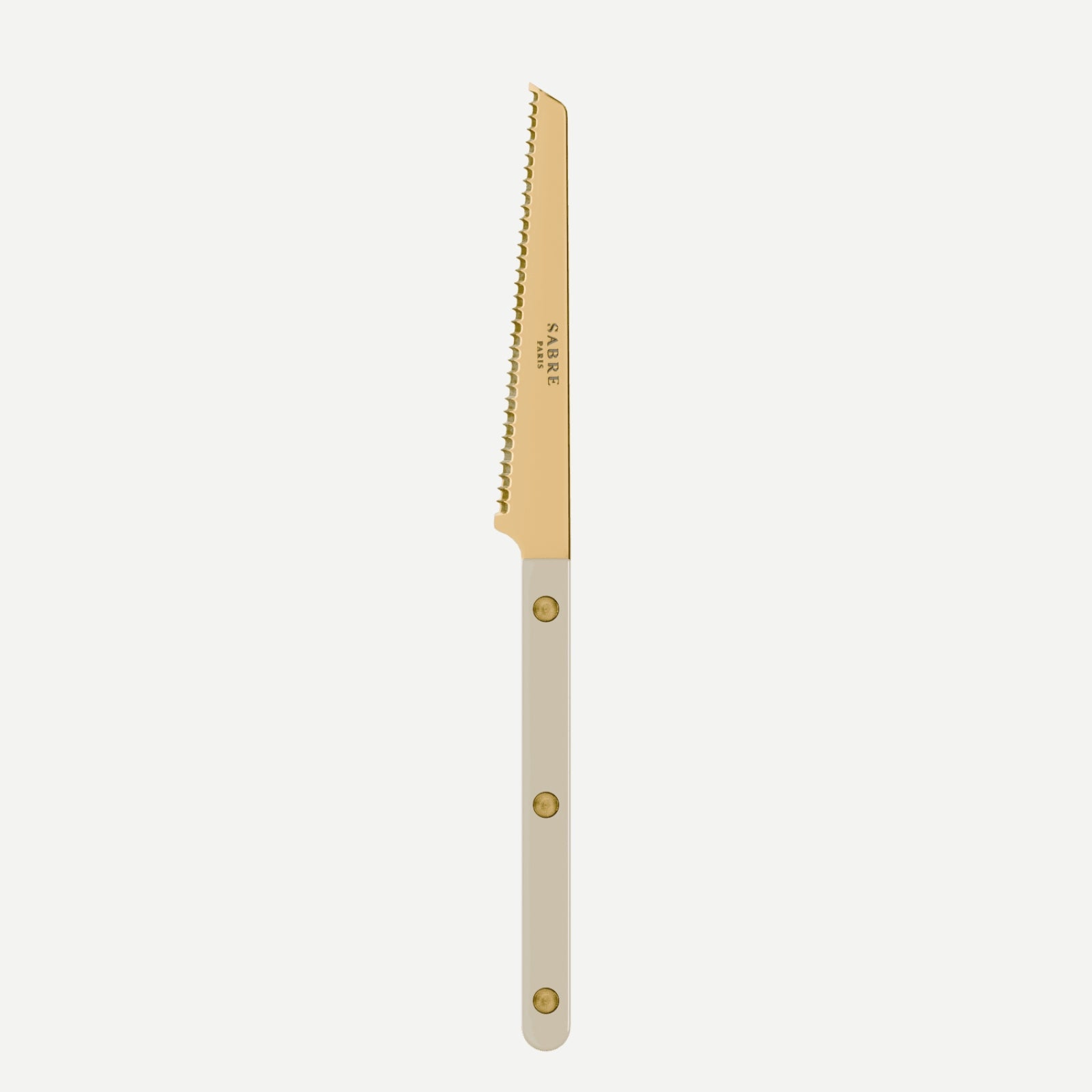 Bistrot Gold Solid, Light kaki - Tomato knife