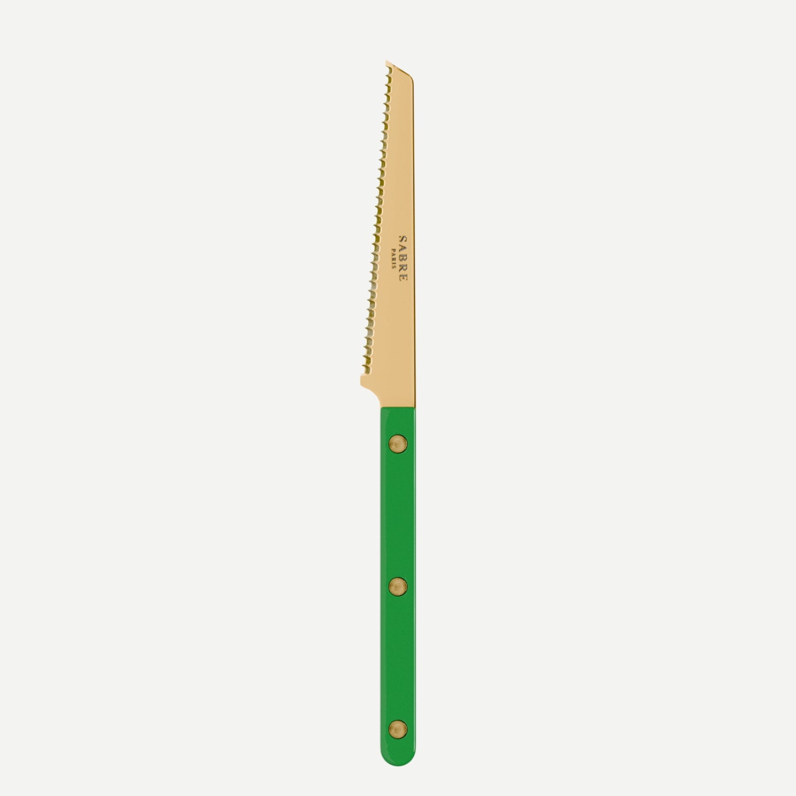 Bistrot Gold Solid, Garden green - Tomato knife