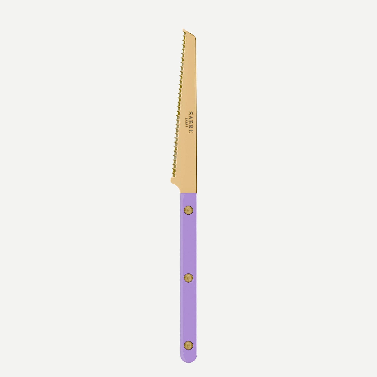 Bistrot Gold Solid, Purple - Tomato knife