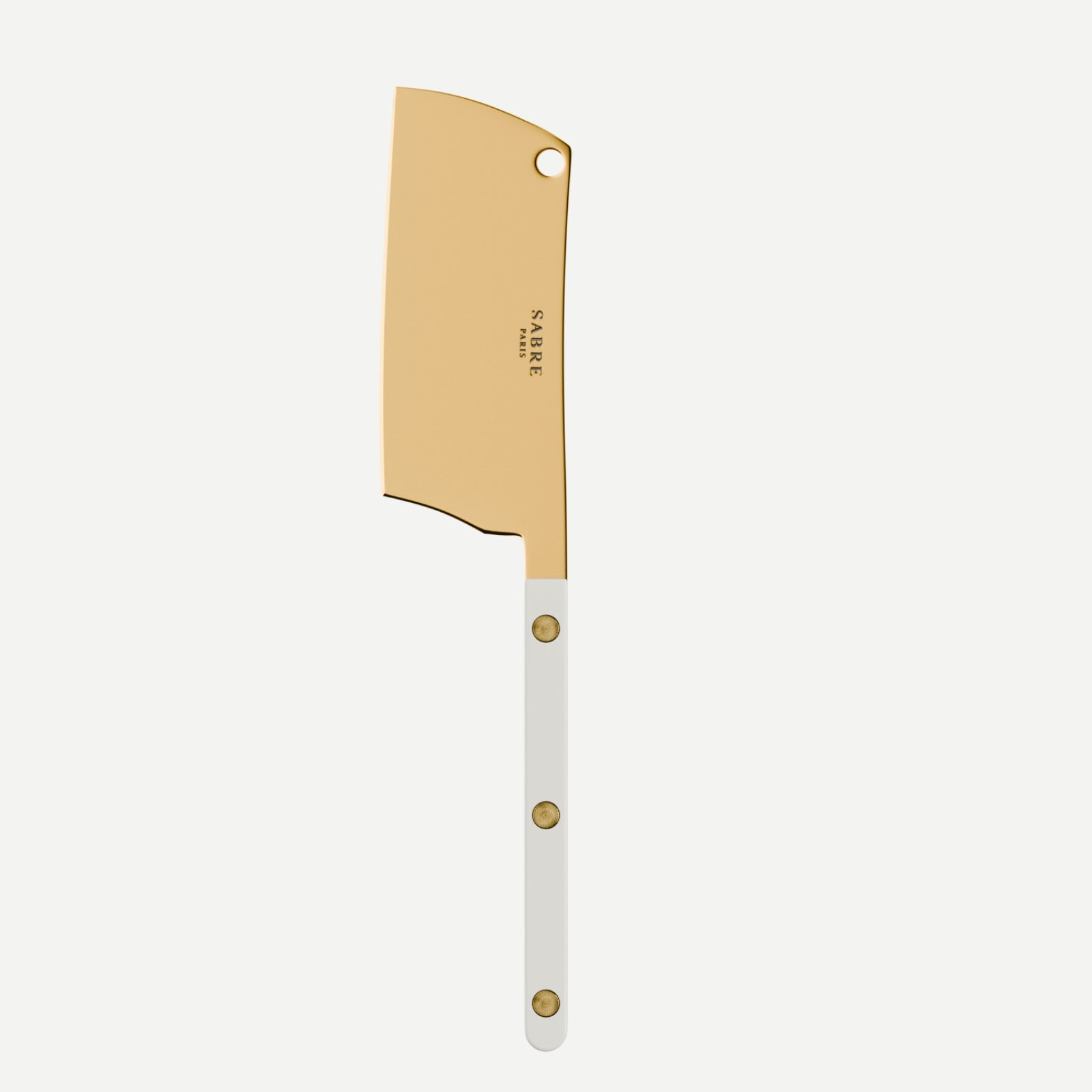 Bistrot Gold Solid, White - Cheese cleaver
