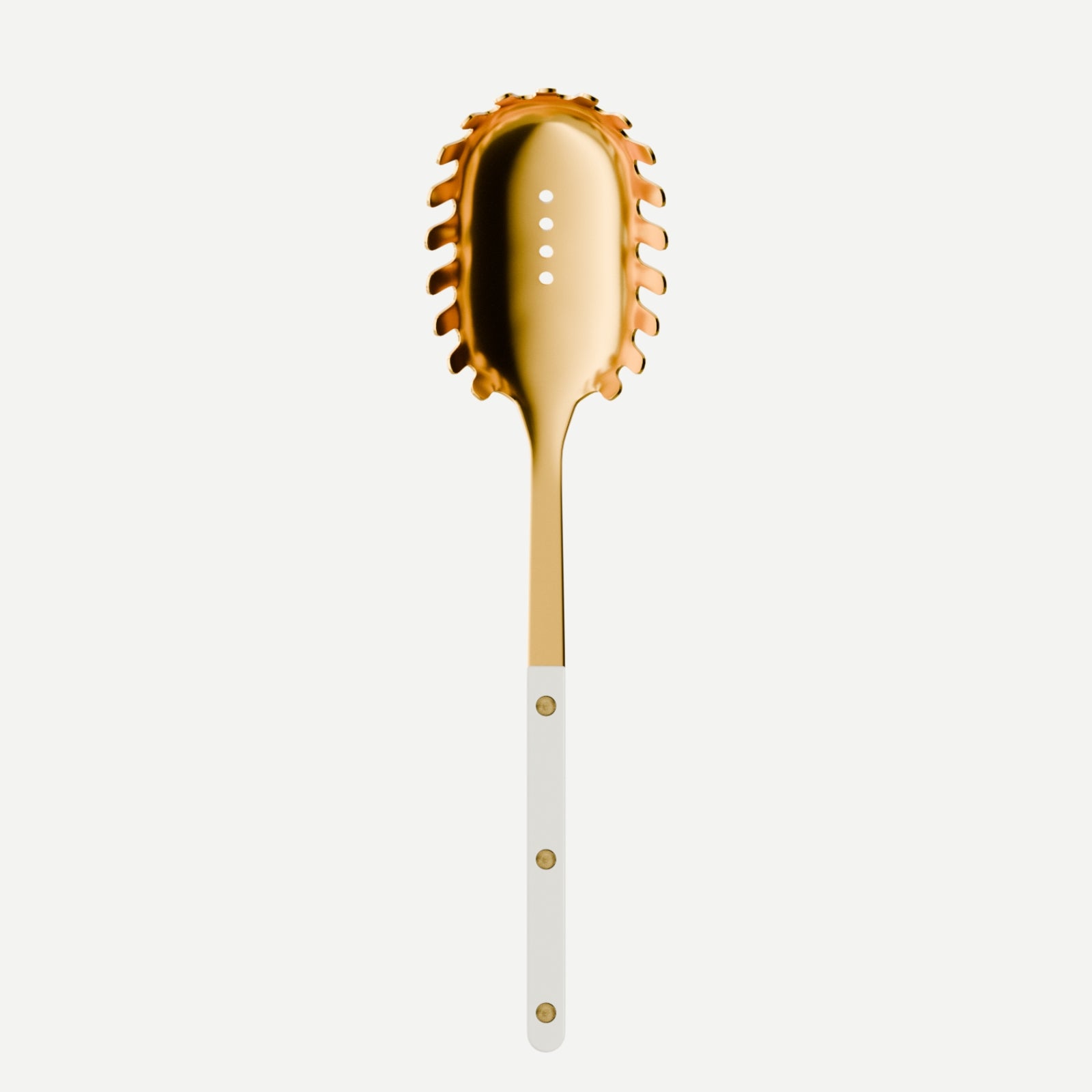 Bistrot Gold Solid, White - Spaghetti spoon