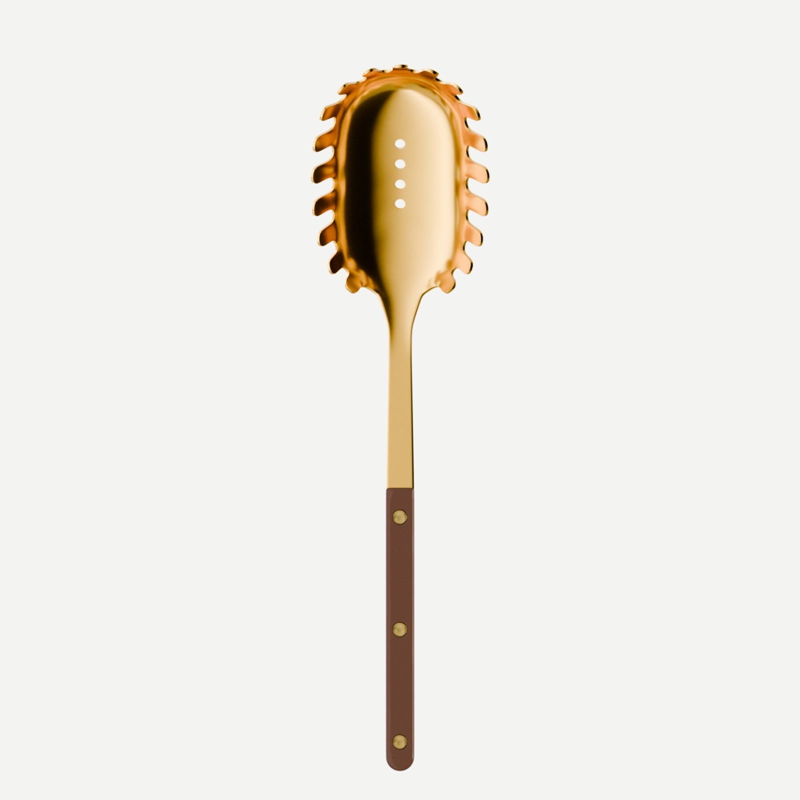 Bistrot Gold Solid, Chocolate - Spaghetti spoon