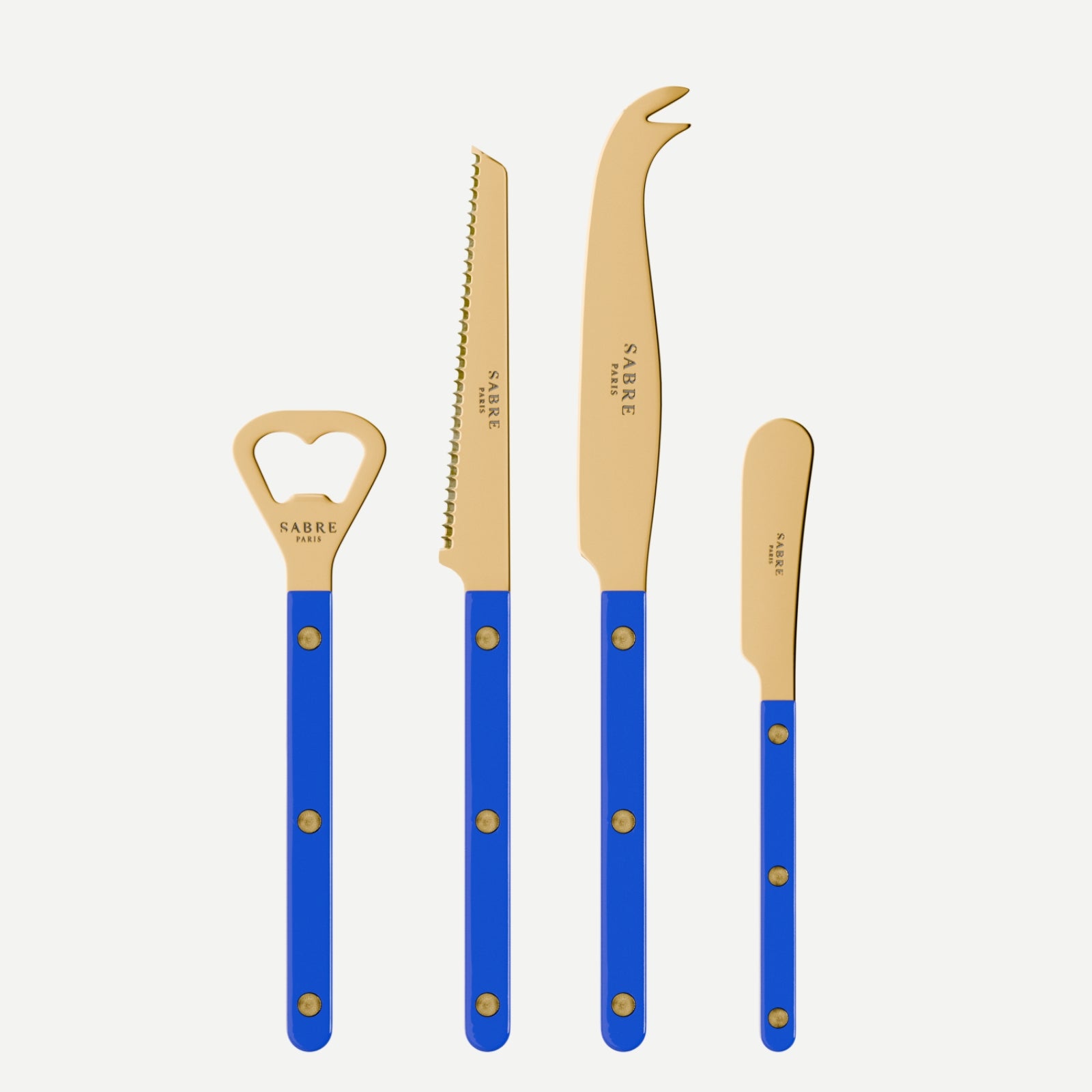 Bistrot Gold Solid, Lapis blue - Bistrot aperitif set