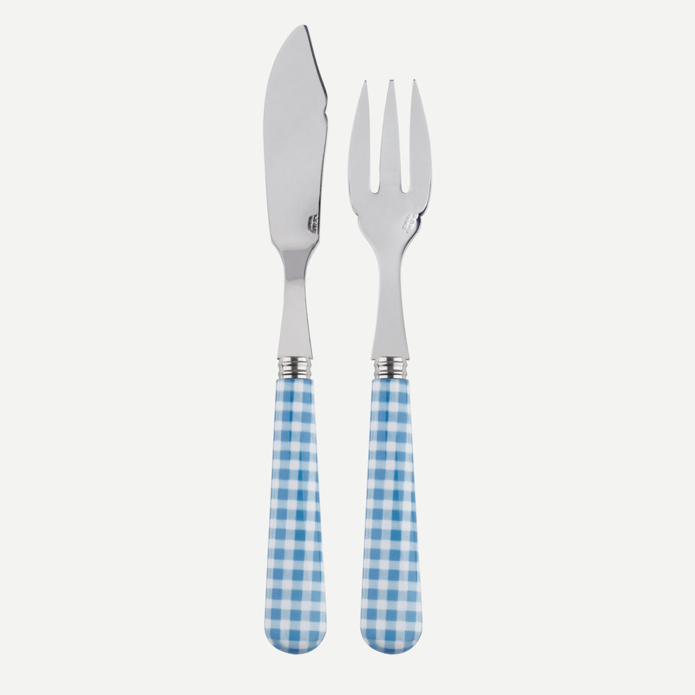 Gingham, Light blue