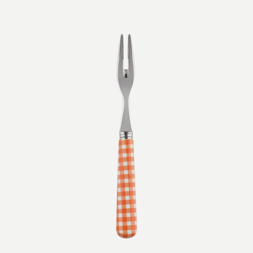 Gingham, Orange