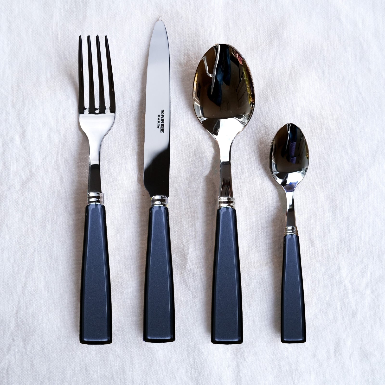 Icône, Steel blue - 32 pieces cutlery set