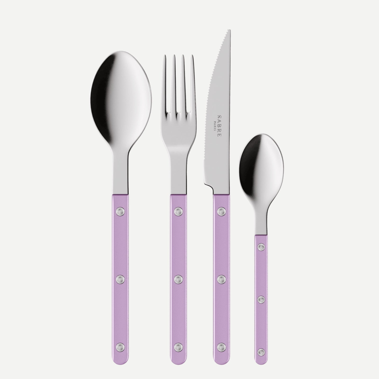 Bistrot Pearly, Lilac - 4 pieces cutlery set