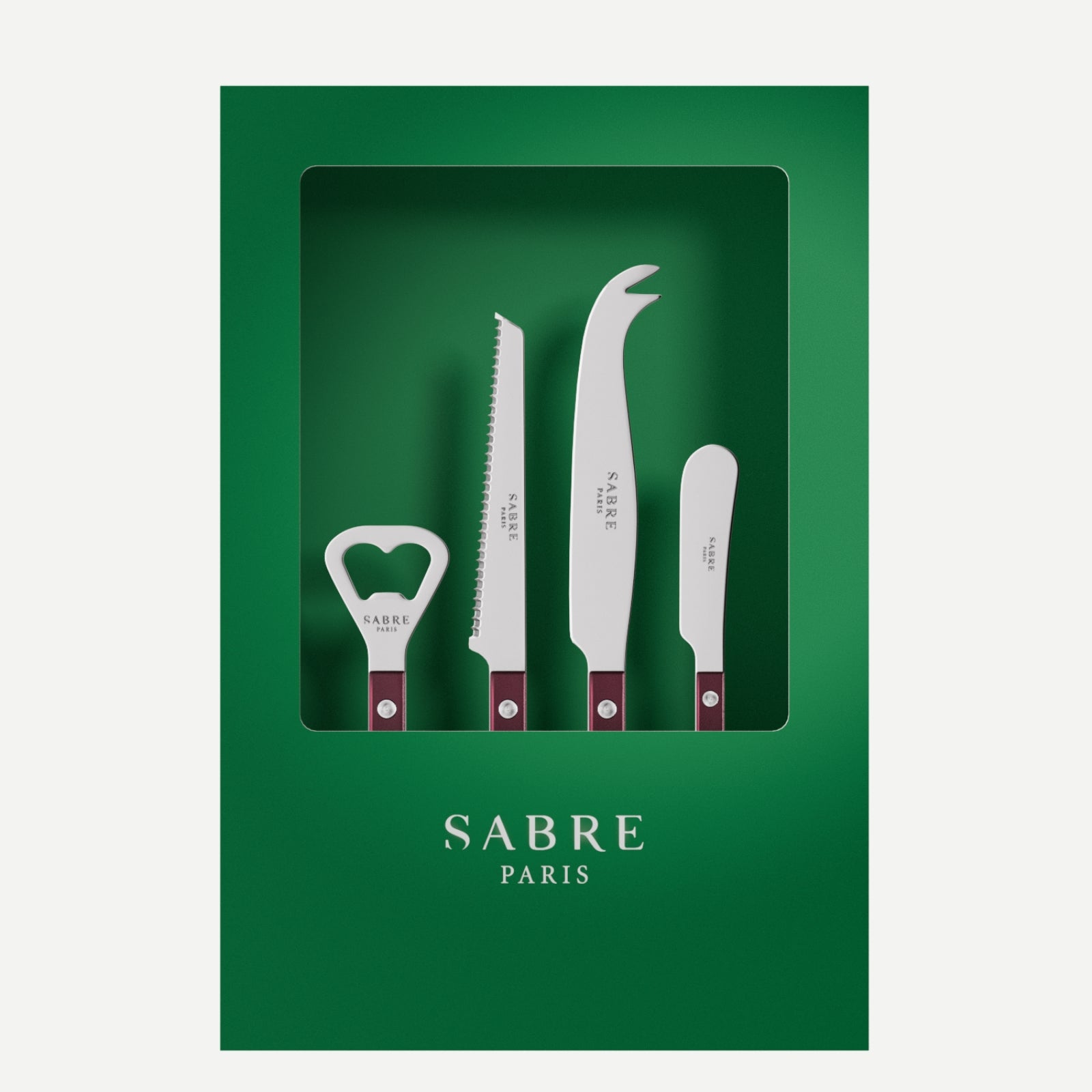 Bistrot Pearly, Aubergine - Box of Aperitif Set