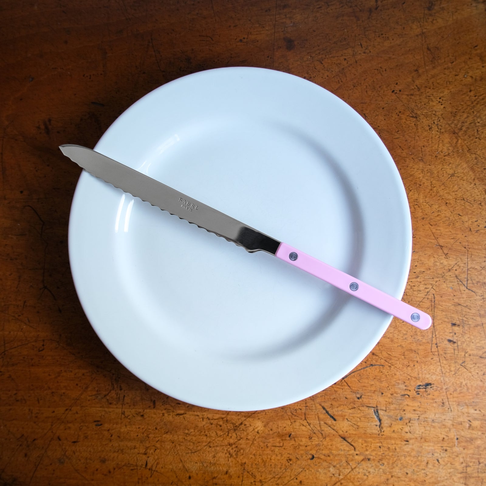 Bistrot Solid, Pink - Bread knife