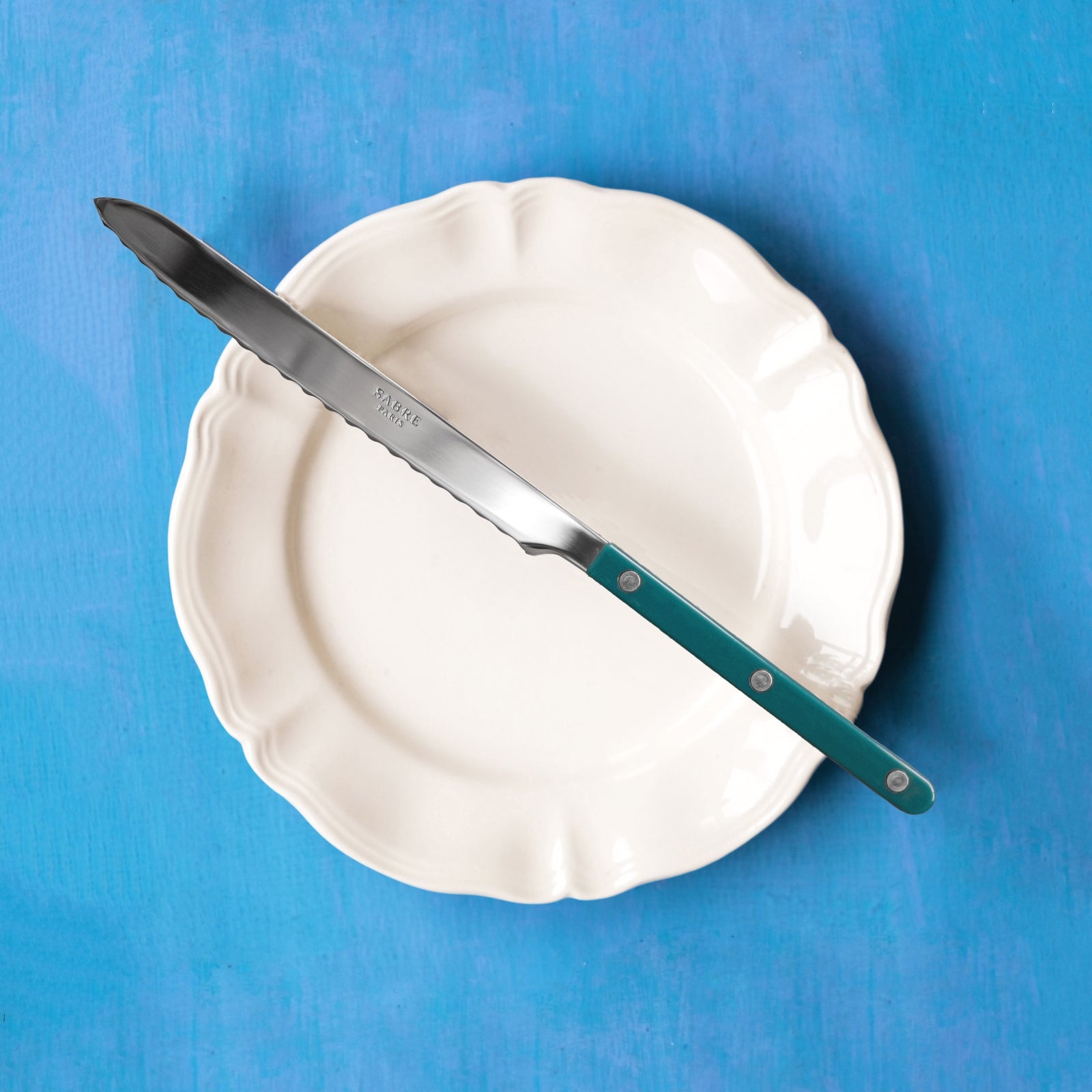 Bistrot Solid, Aquamarine - Bread knife