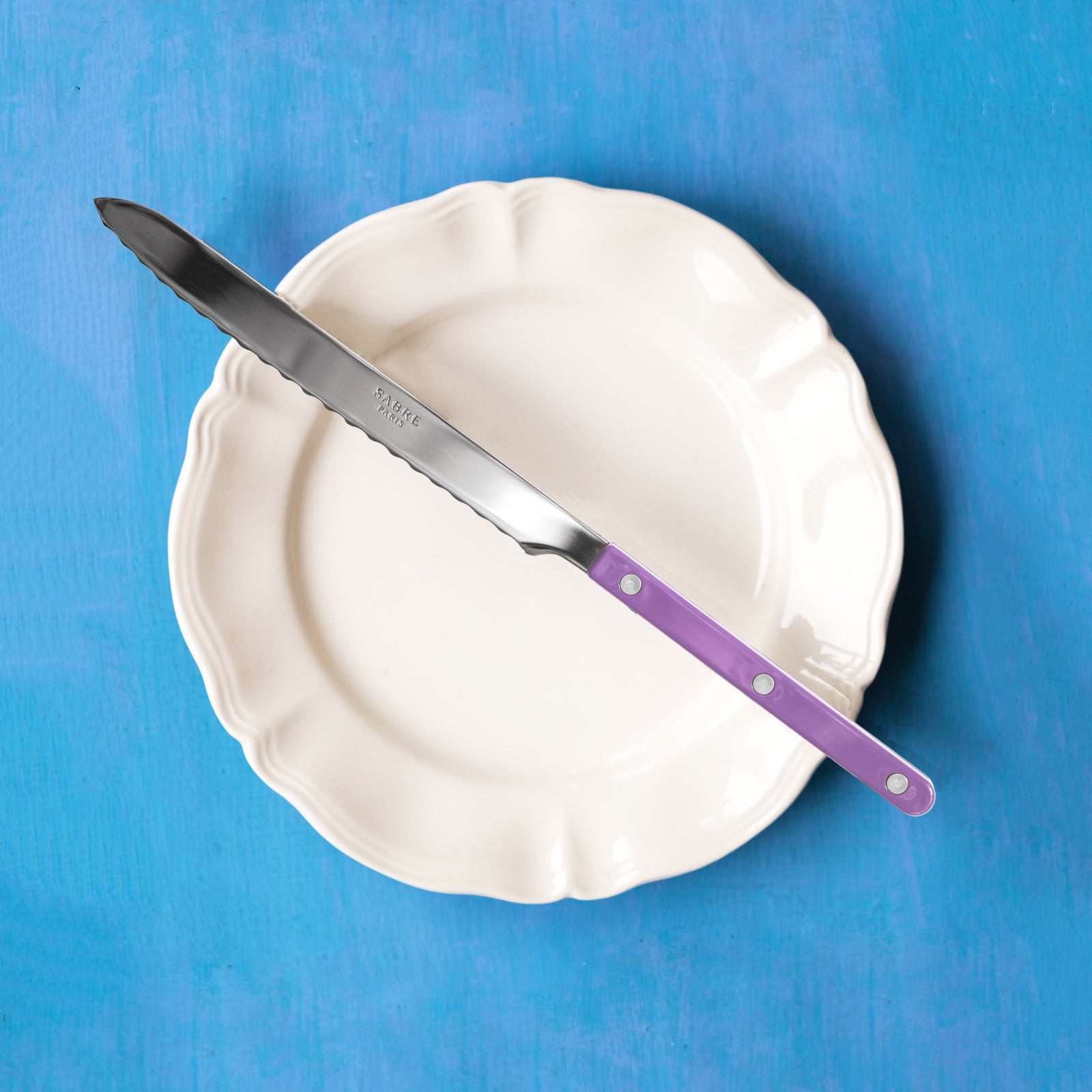 Bistrot Solid, Purple - Bread knife