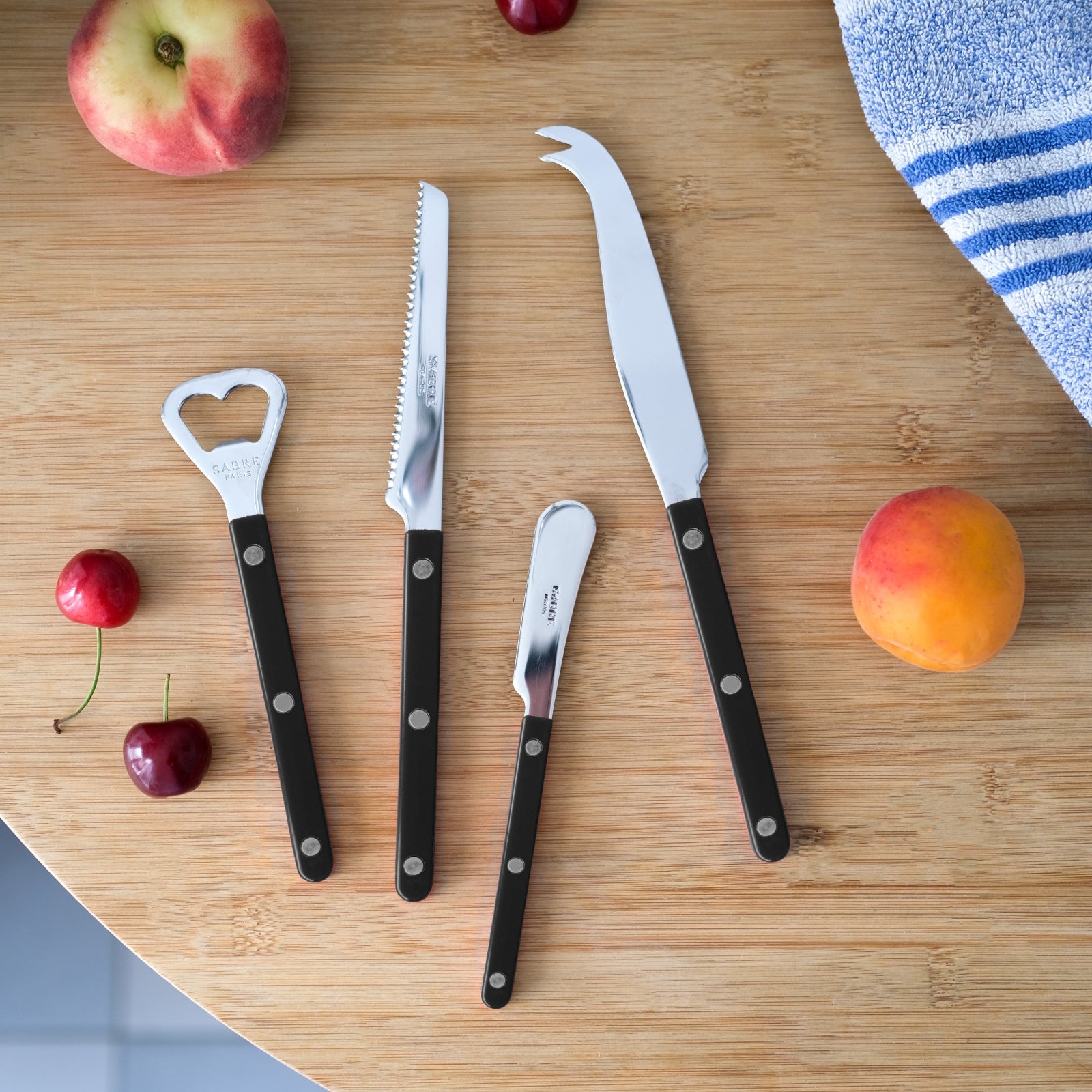 Bistrot Solid, Black - Box of Aperitif Set