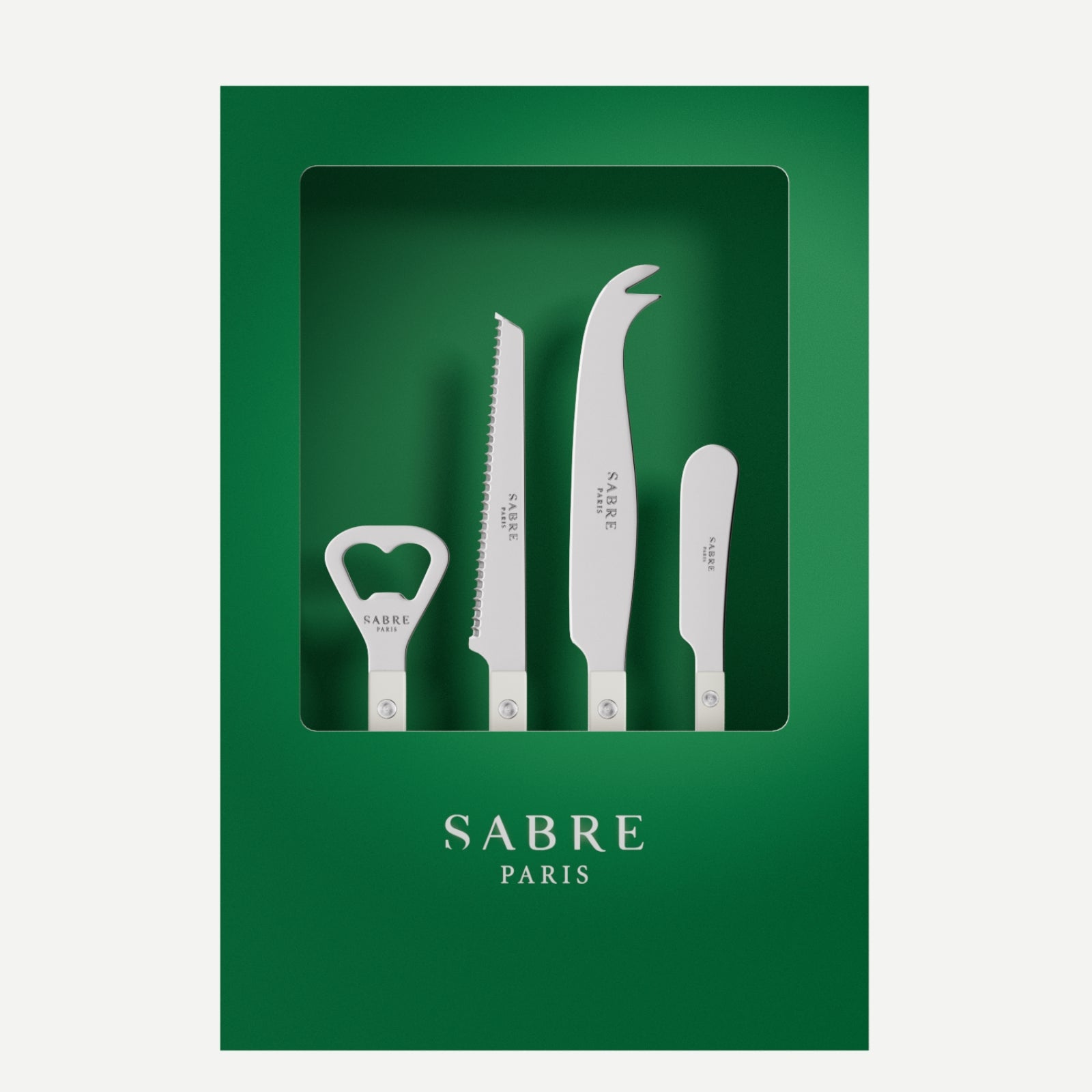 Bistrot Solid, White - Box of Aperitif Set