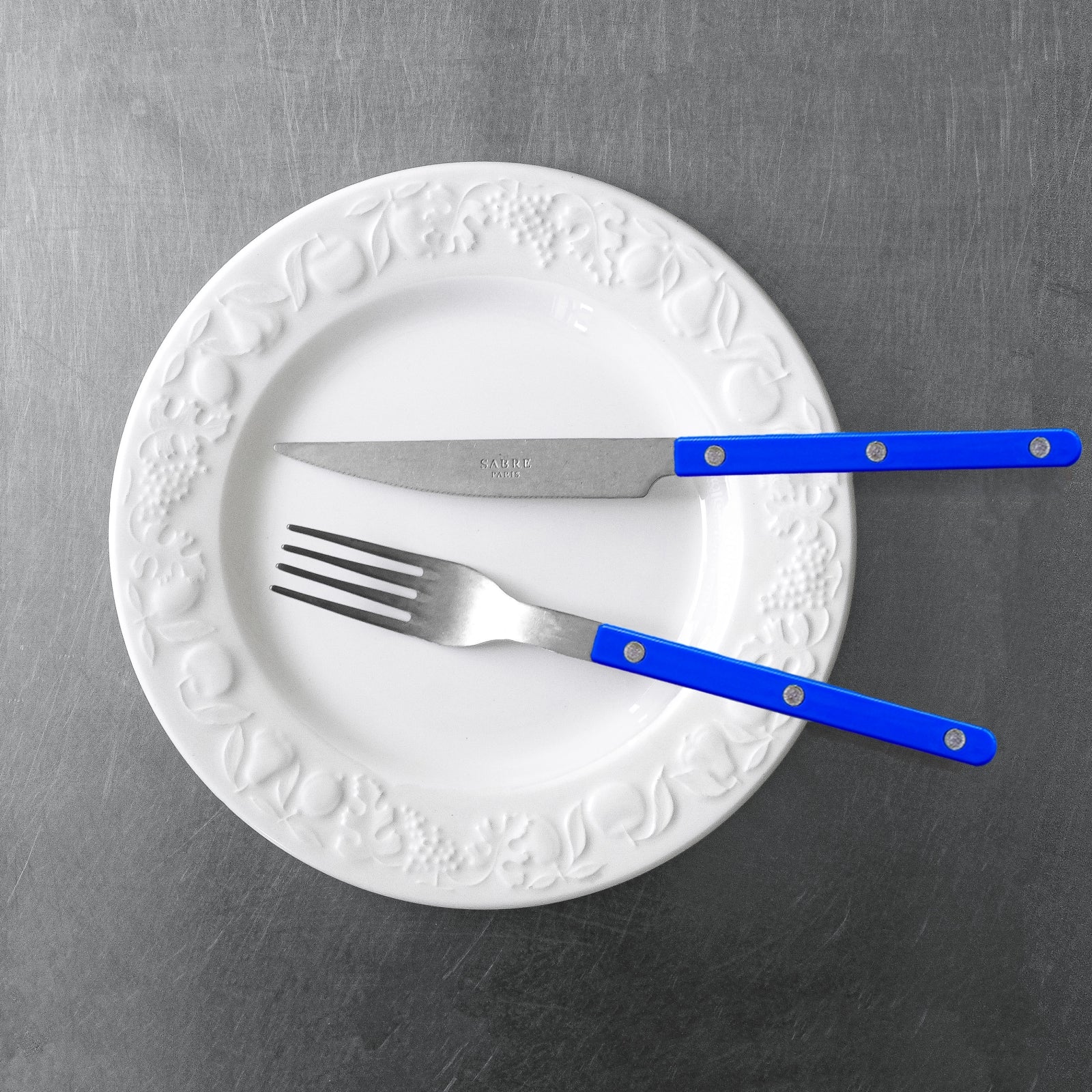 Bistrot Vintage Uni,Bleu outremer