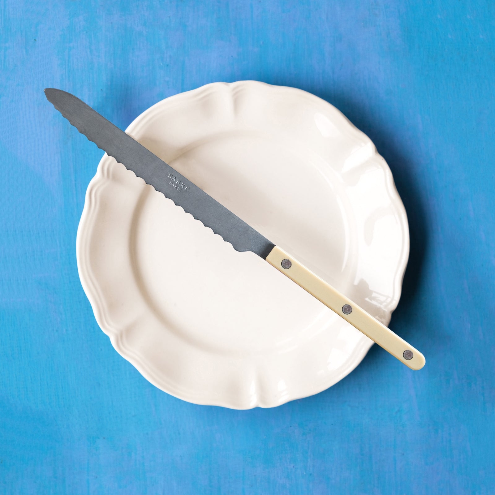Bistrot Vintage Solid, Ivory - Bread knife