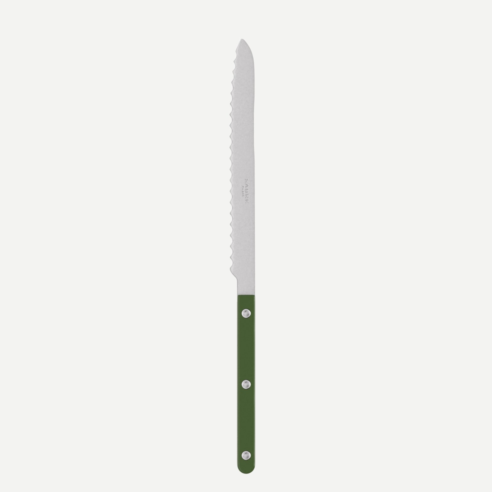 Bistrot Vintage Solid, Green - Bread knife