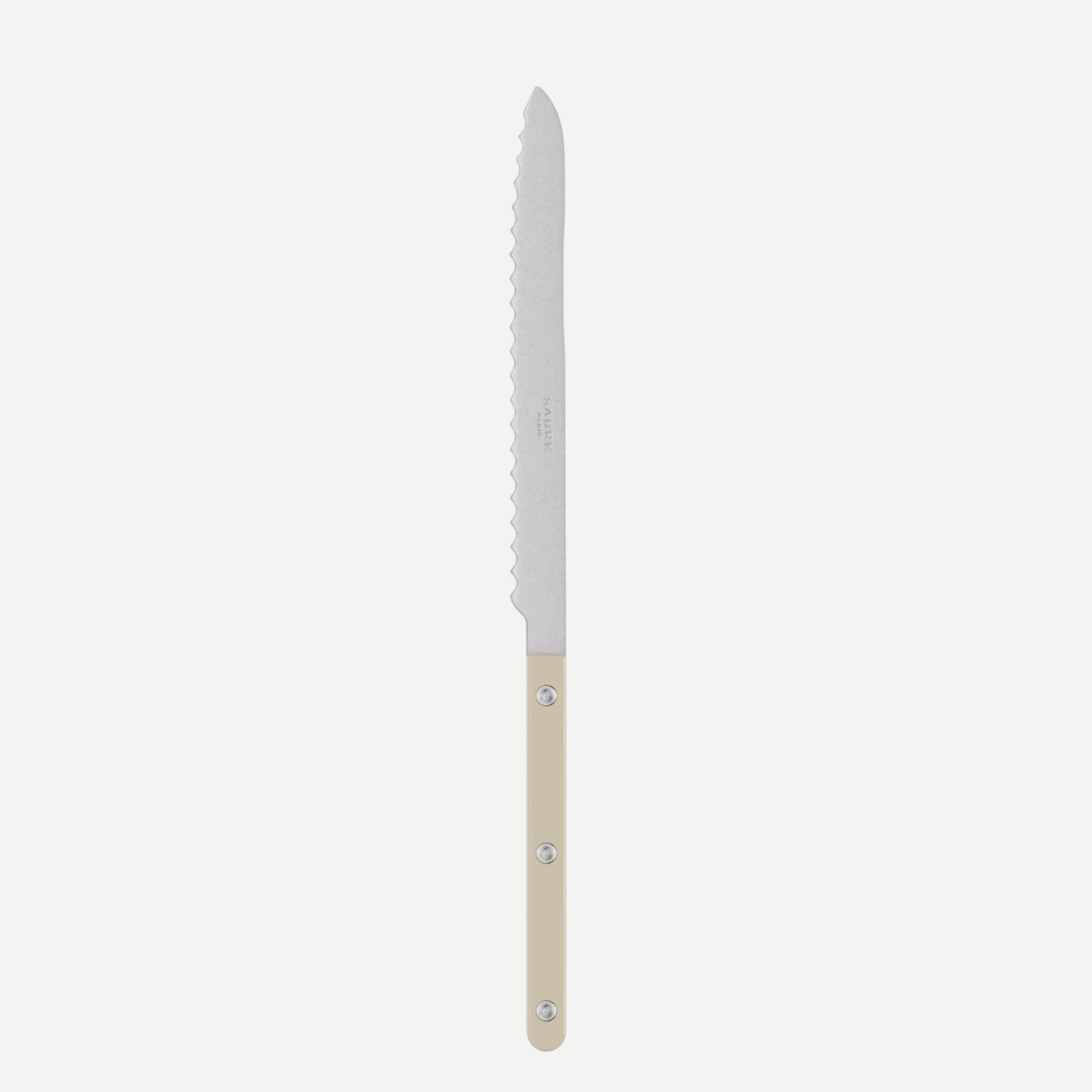 Bistrot Vintage Solid, Light kaki - Bread knife