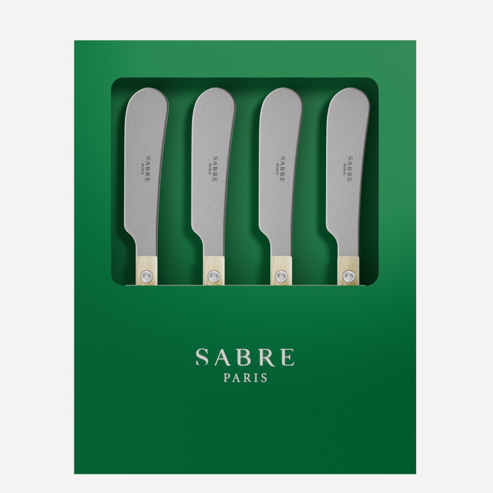 Bistrot Vintage Horn, Faux Horn - Box of 4 butter spreaders