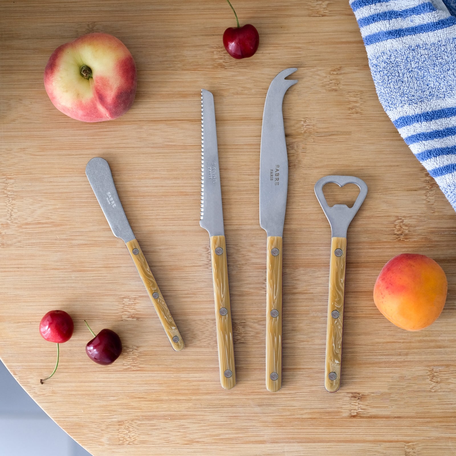 Bistrot Vintage Horn, Faux Horn - Box of Aperitif Set