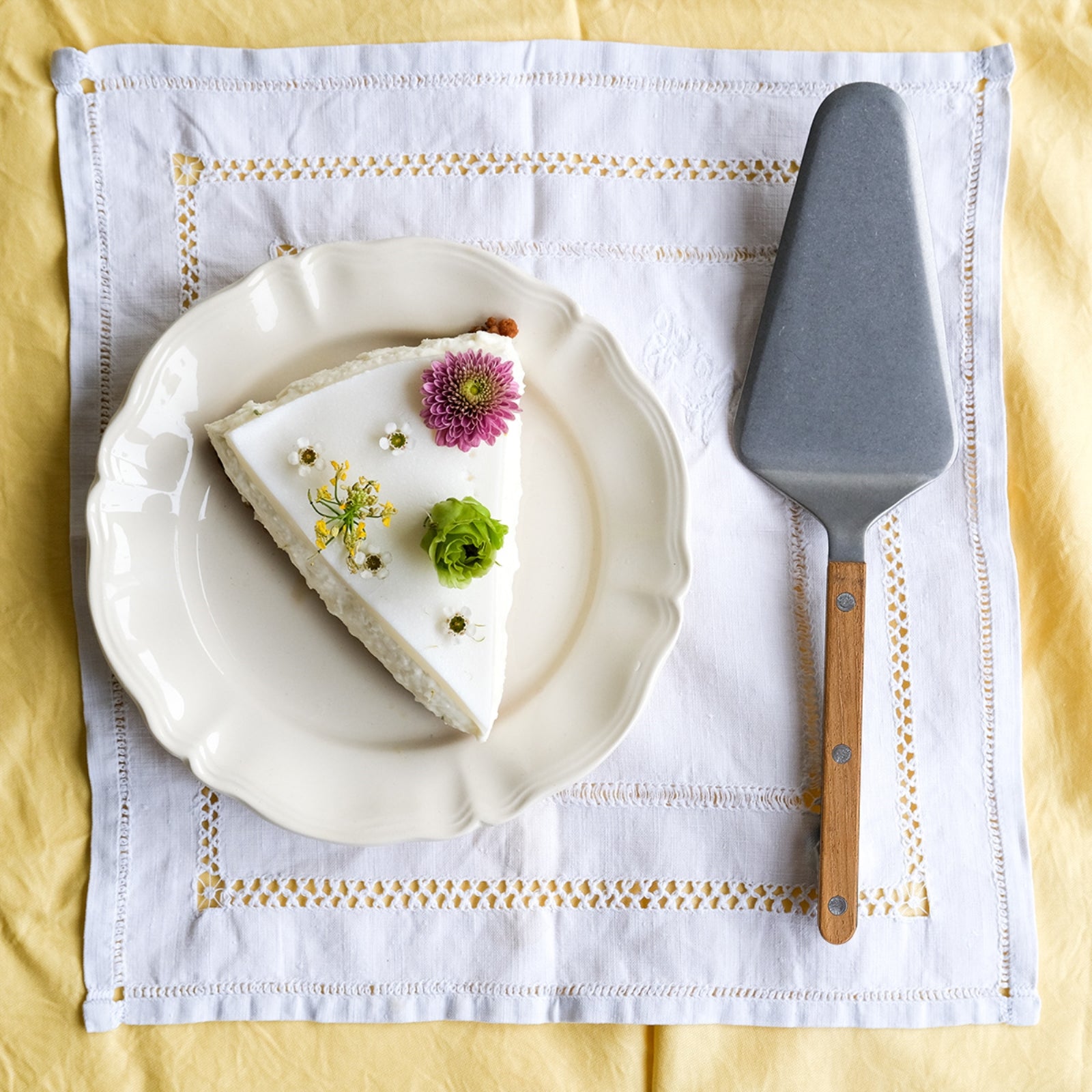 Bistrot Vintage Teak, Teak - Box of 2 tart servers