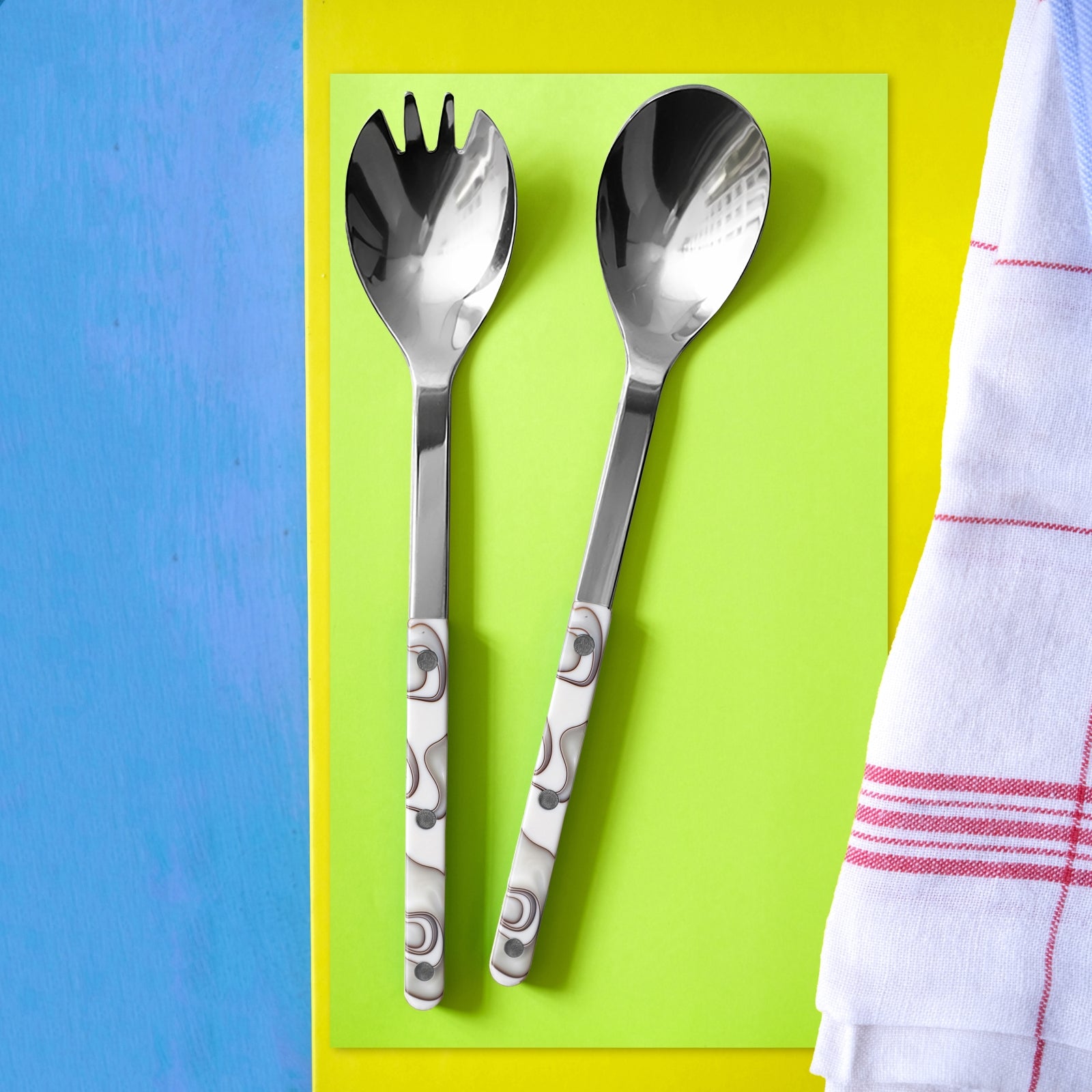 Bistrot Dune, Dune Ivory - Salad cutlery set