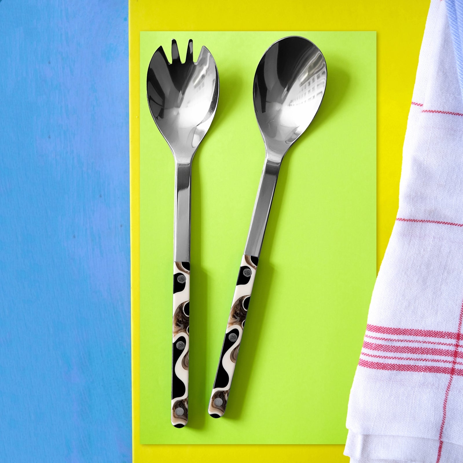 Bistrot Dune, Dune Black - Salad cutlery set
