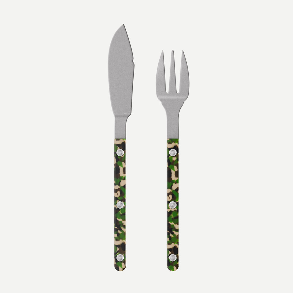 Bistrot Vintage Camouflage, Green