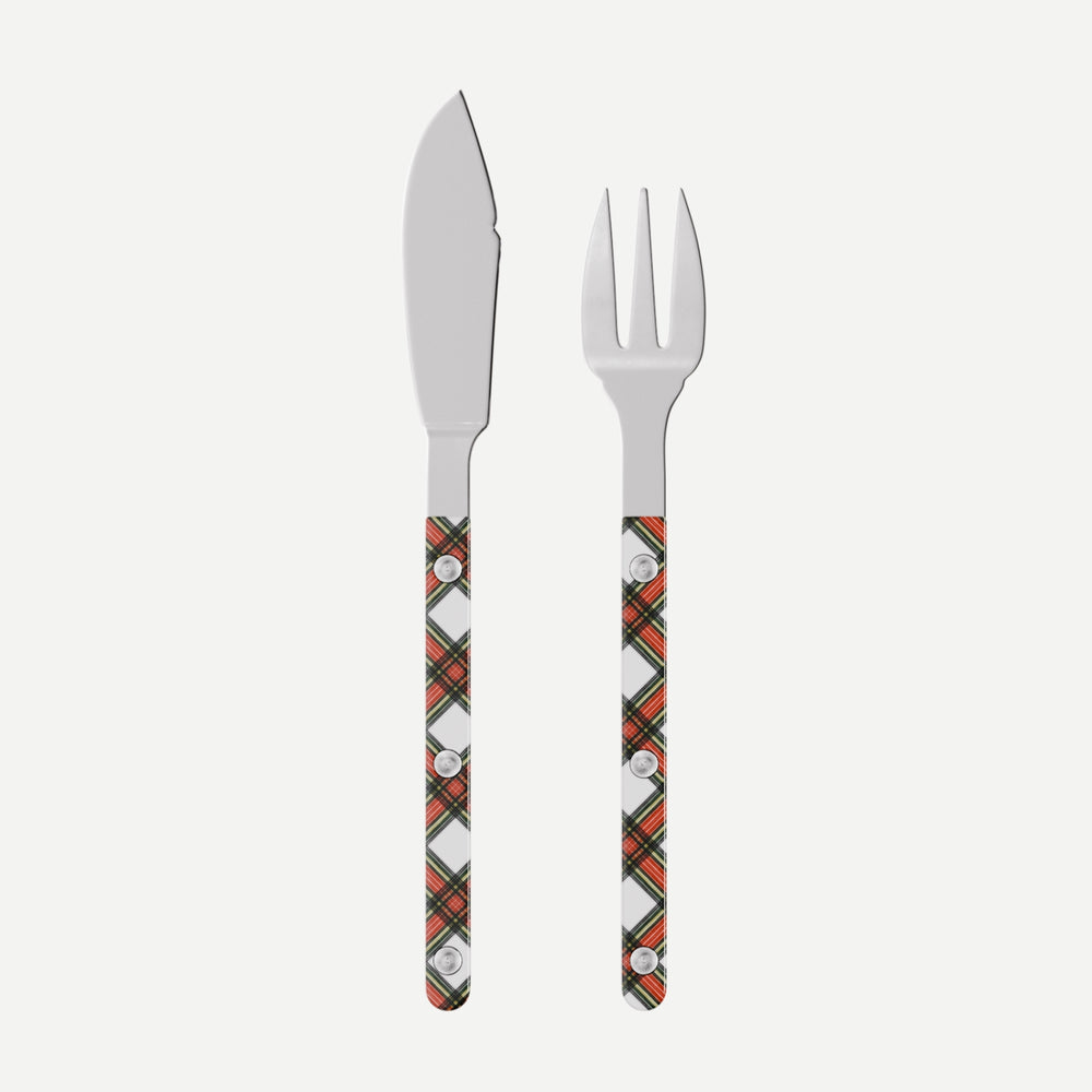 Bistrot Tartan, White