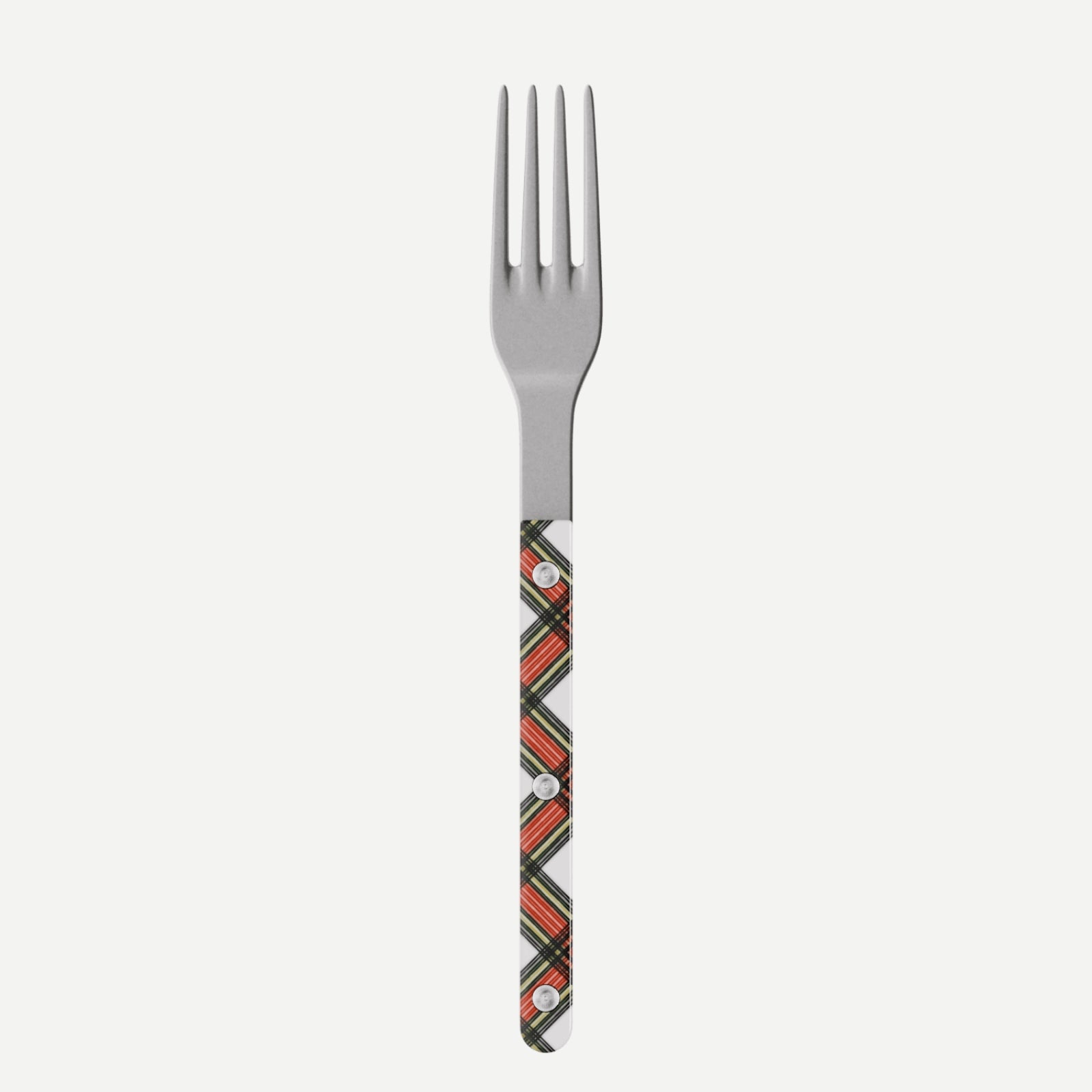 Bistrot Vintage Tartan, White