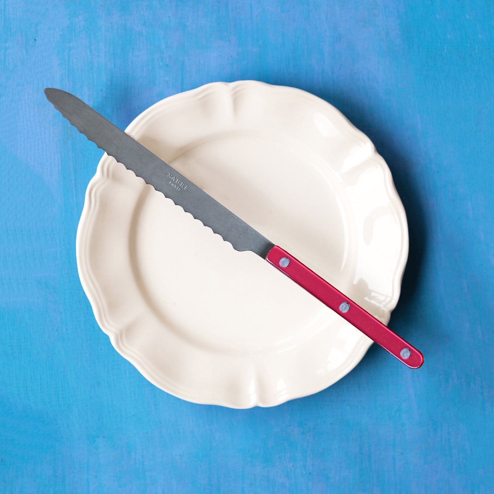 Bistrot Vintage Pearly, Red - Bread knife