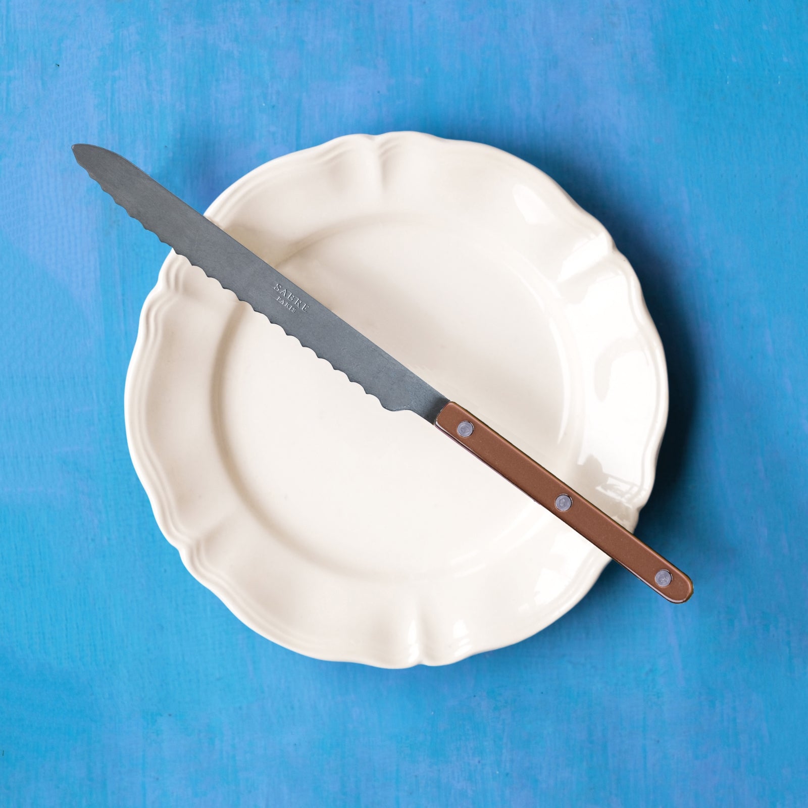 Bistrot Vintage Pearly, Brown - Bread knife