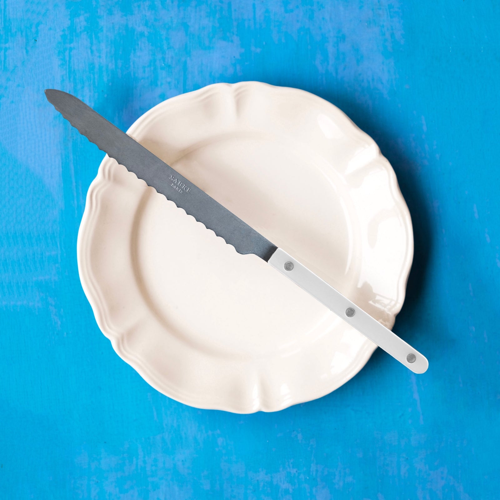Bistrot Vintage Pearly, White - Bread knife