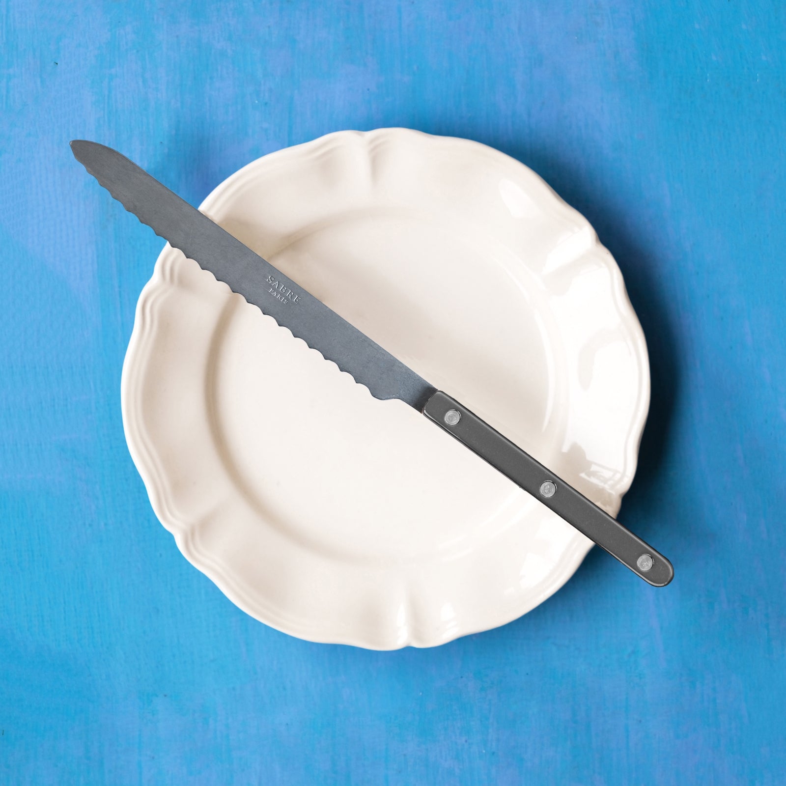 Bistrot Vintage Pearly, Dark grey - Bread knife
