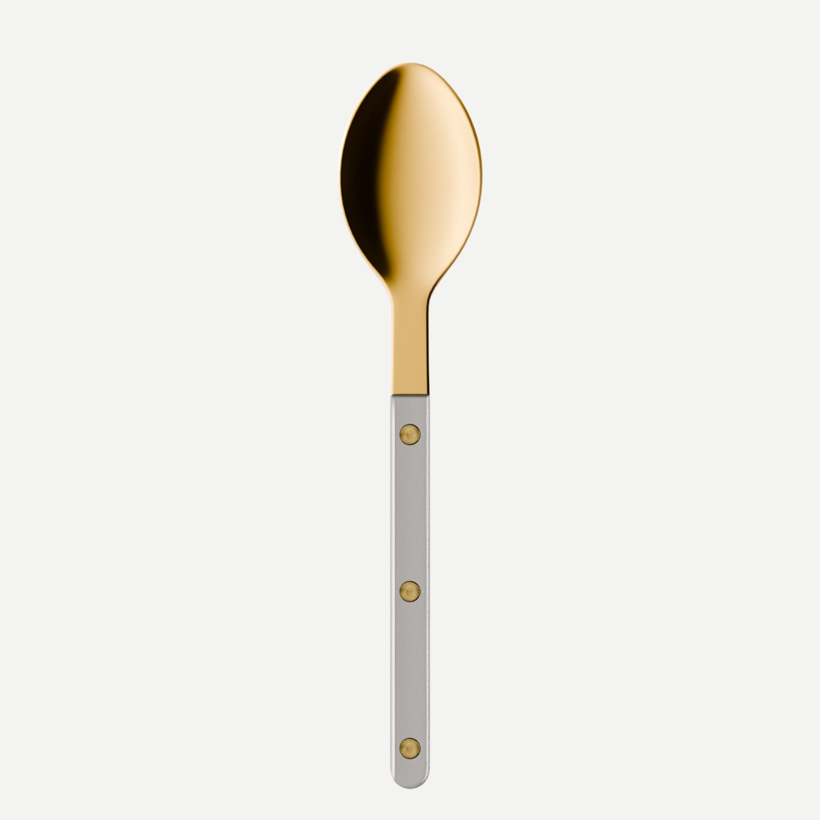 Bistrot Gold color Pearly, Grey - Soup spoon - Sabre UK